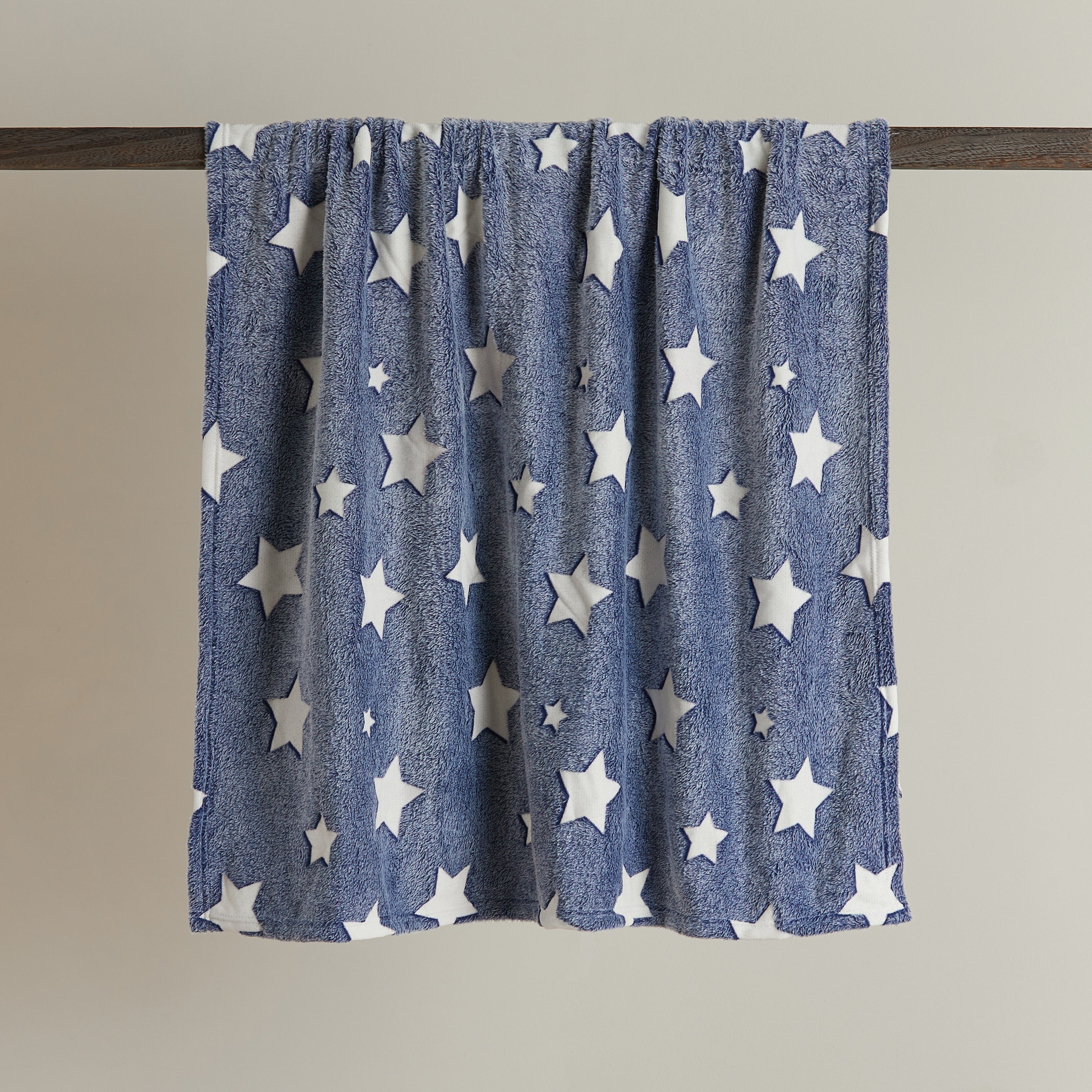 Glow In The Dark Stars Navy Blanket Navy