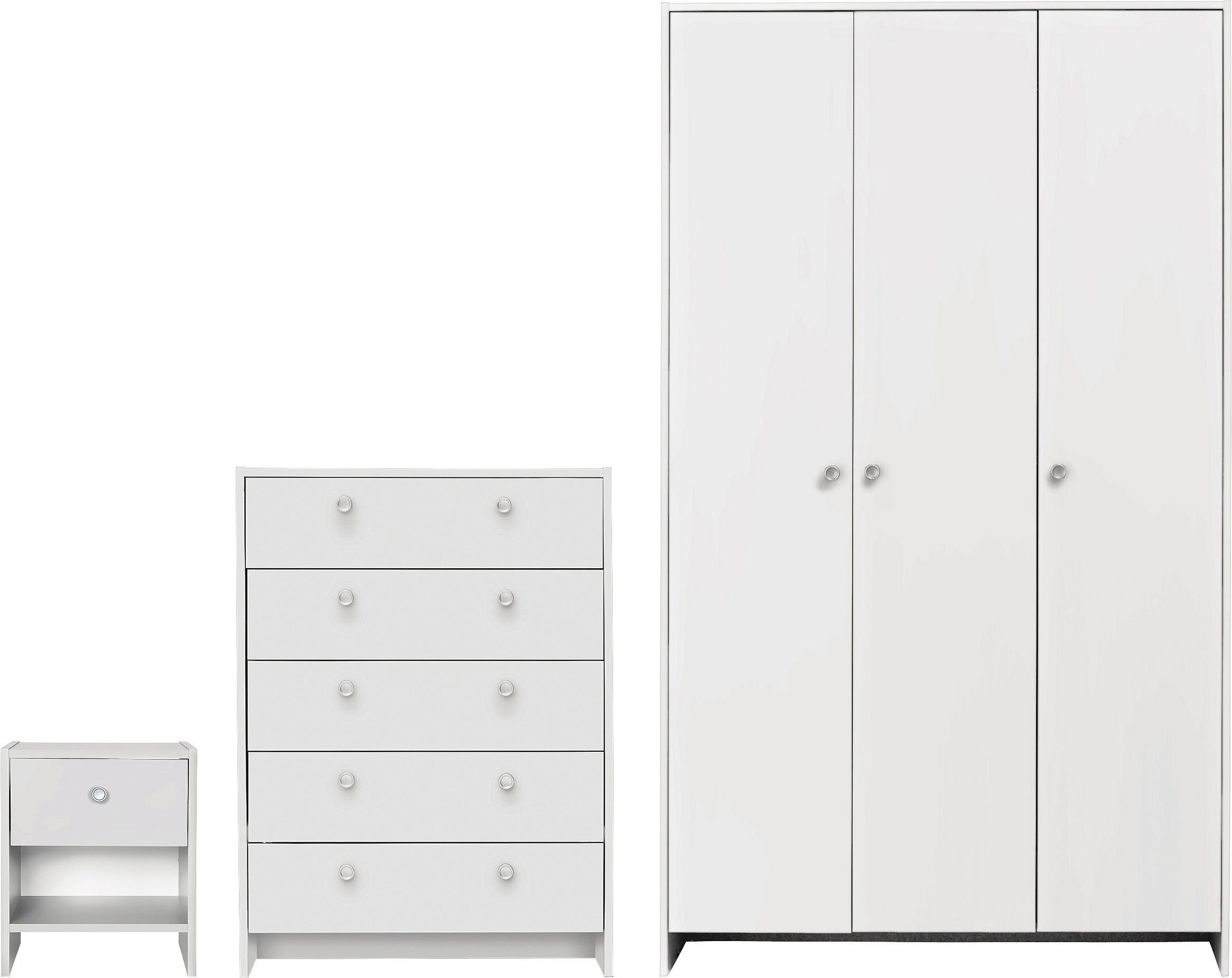 Argos Home Seville 3 Piece 3 Door Wardrobe Package - White