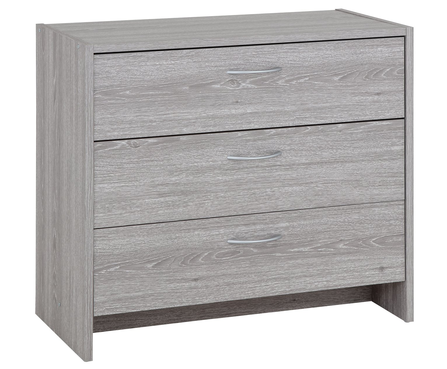 Argos Home Seville 3 Drawer Chest - Grey Oak Effect