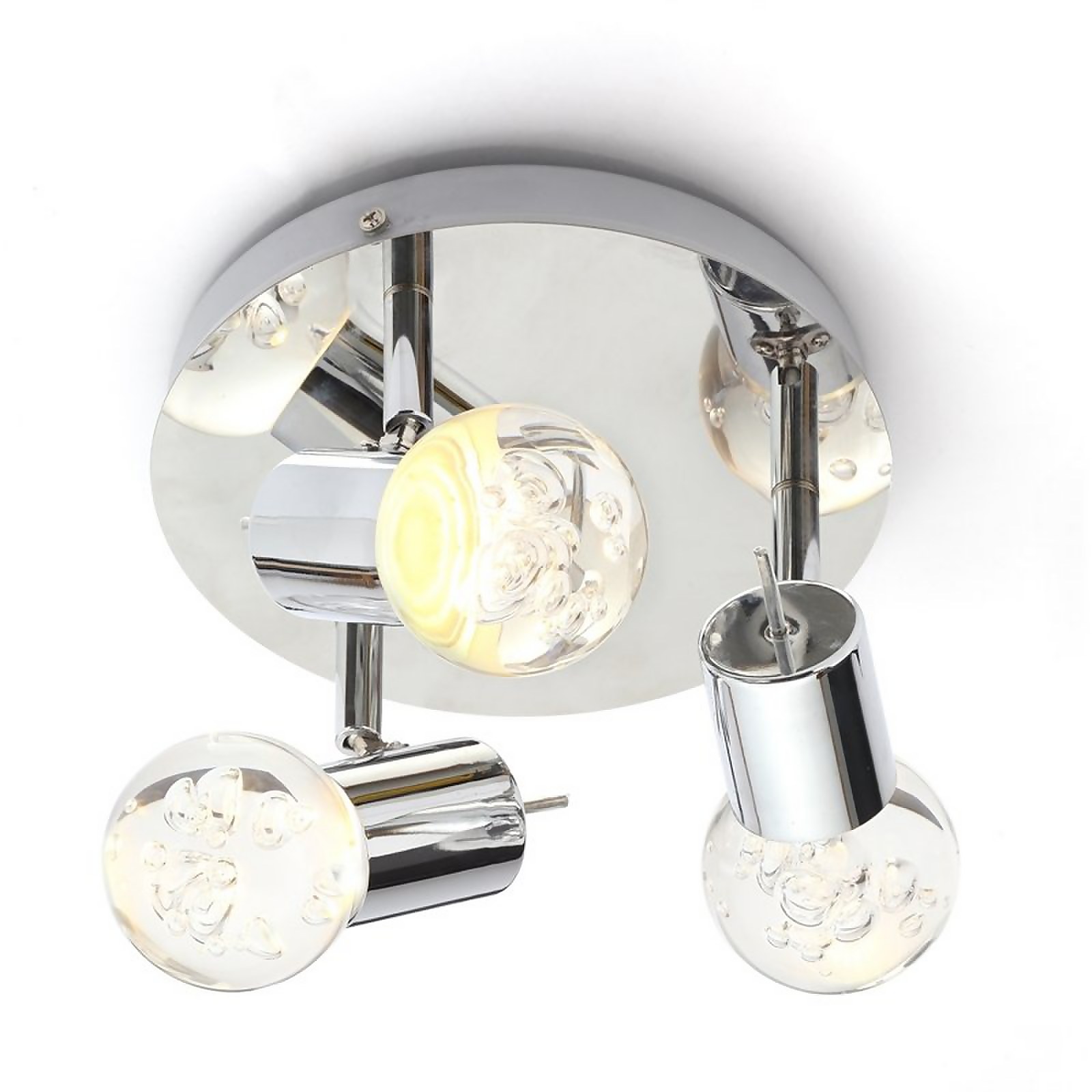 Bubble Triple Spot Bathroom Spotlight