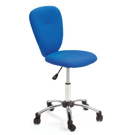 Mali Fabric Height Adjustable Office Chair In Blue