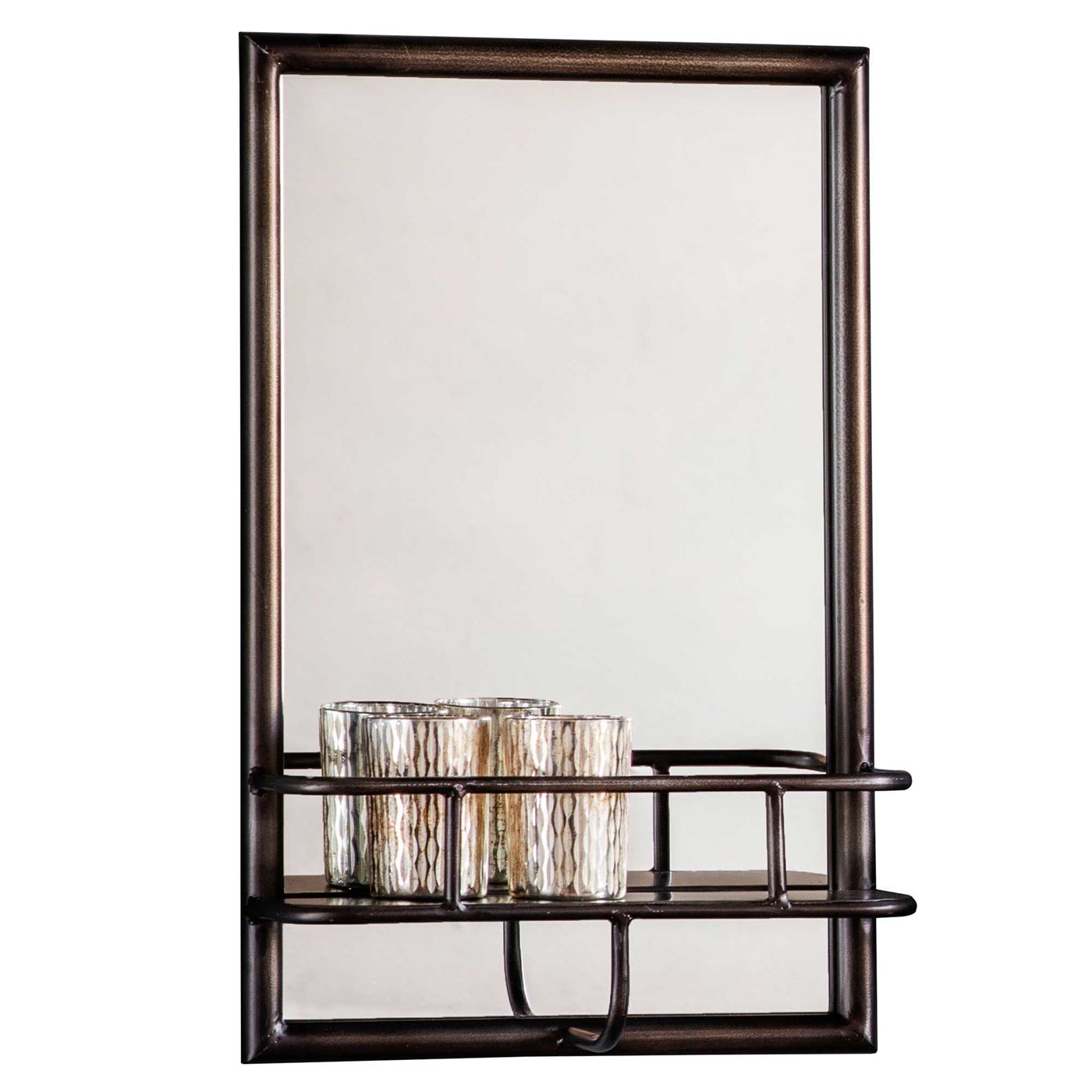 Rectangle Mirror with Shelf
