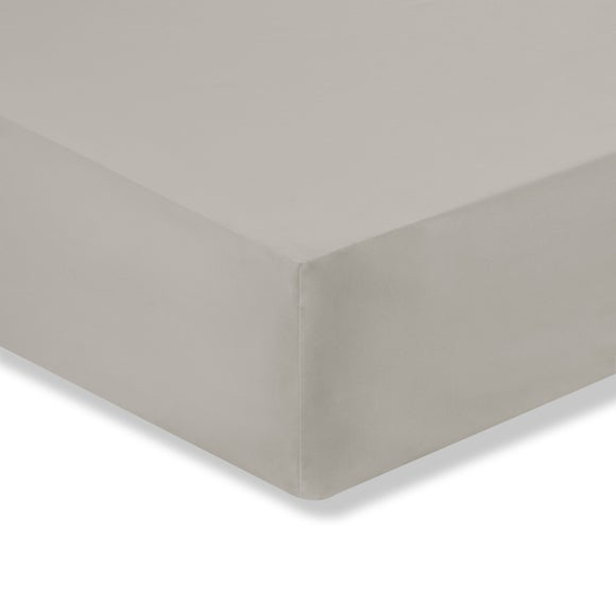 Sustainable Easy Care Fitted Sheet Silver