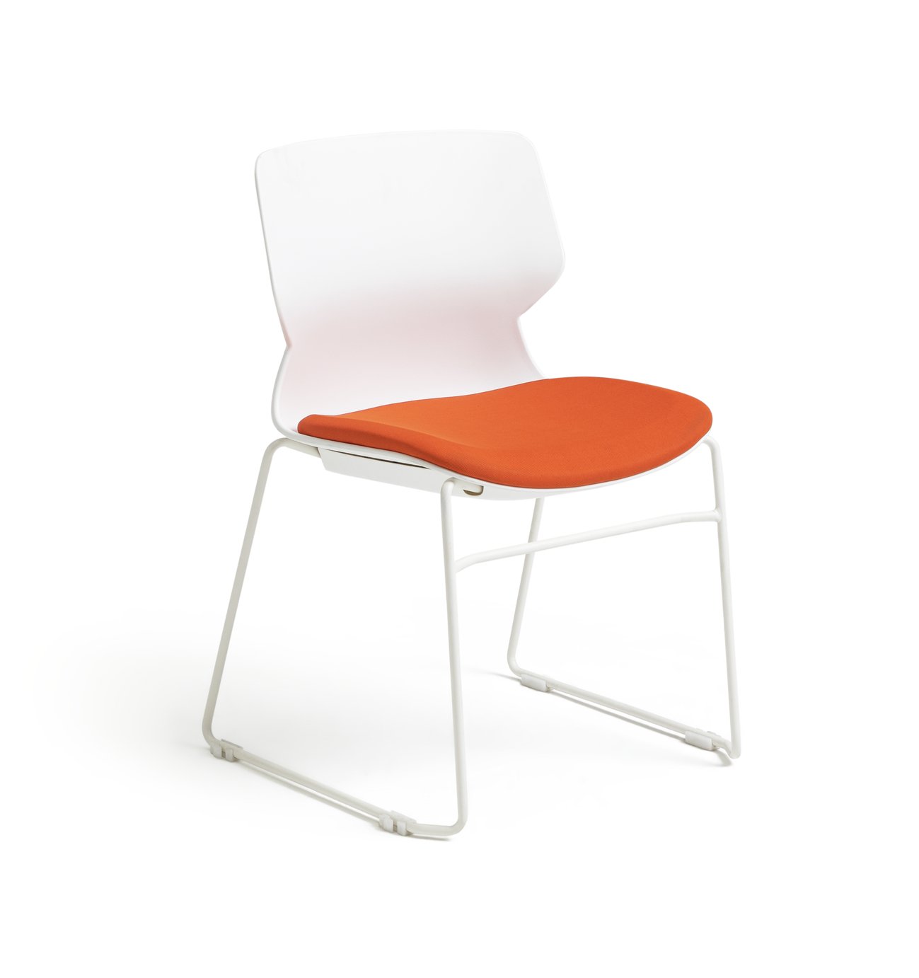 Habitat Tayte Office Chair - White and Orange