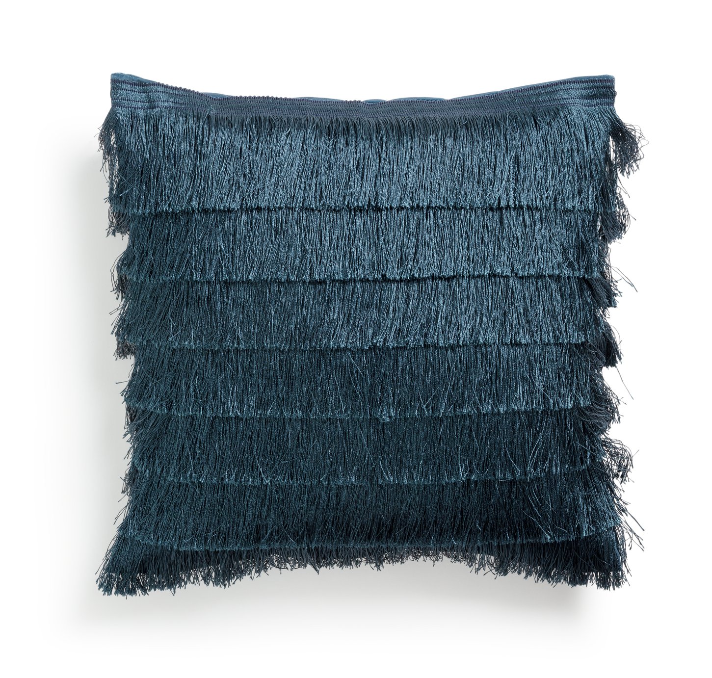 Argos Home Tassel Cushion Cover - Navy - 43x43cm