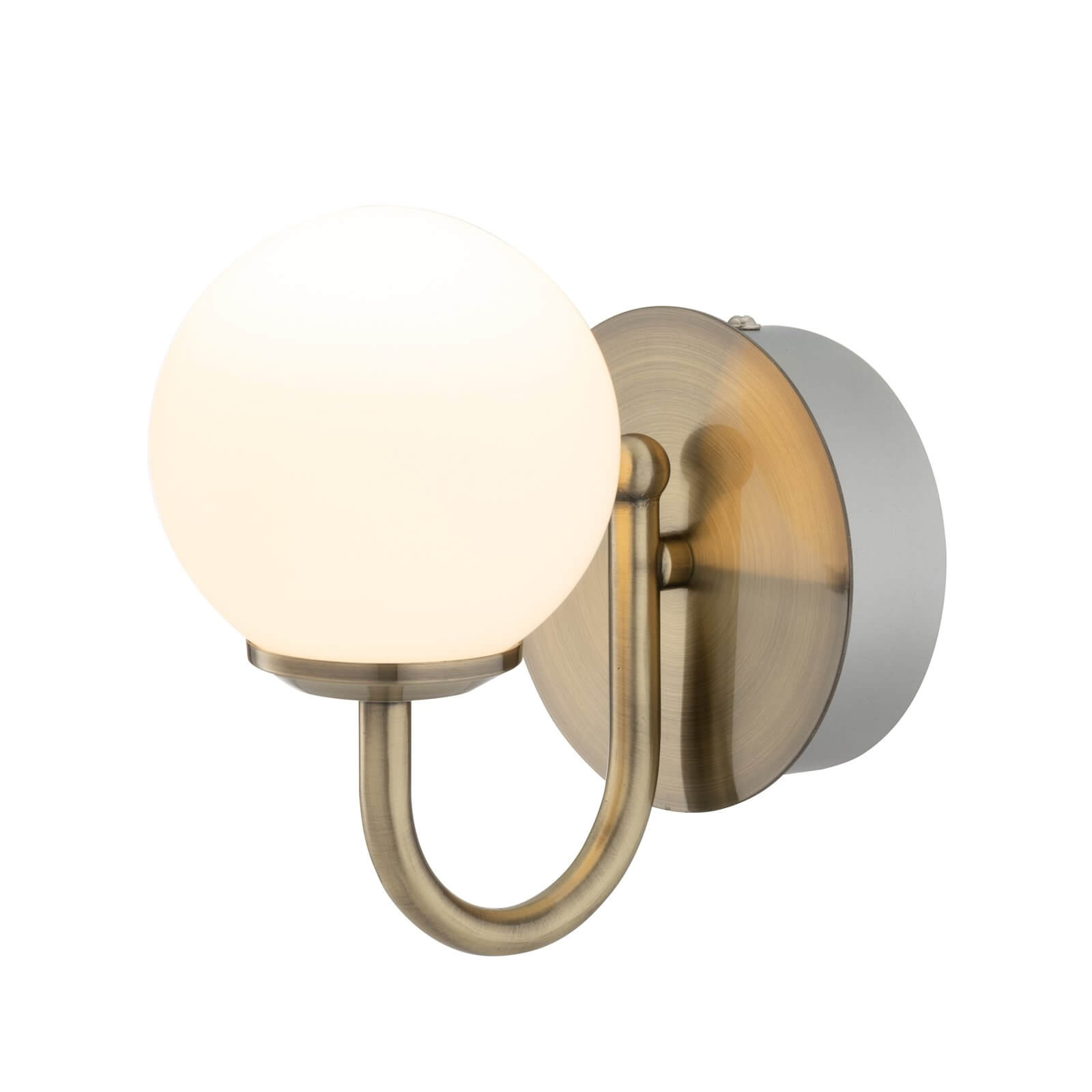 Victoria 6w Antique Brass LED Bathroom Wall Light