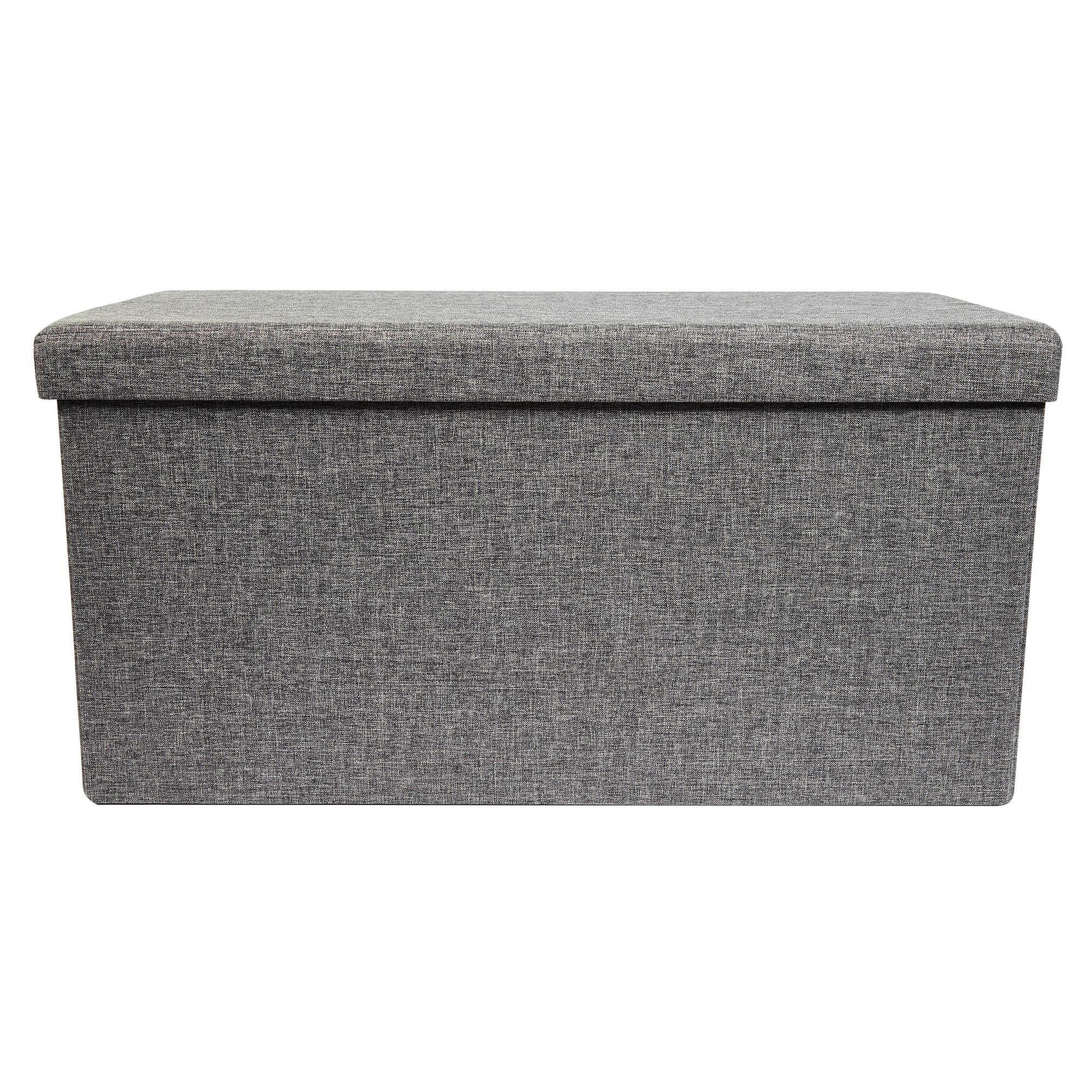 Foldable Grey Ottoman Grey