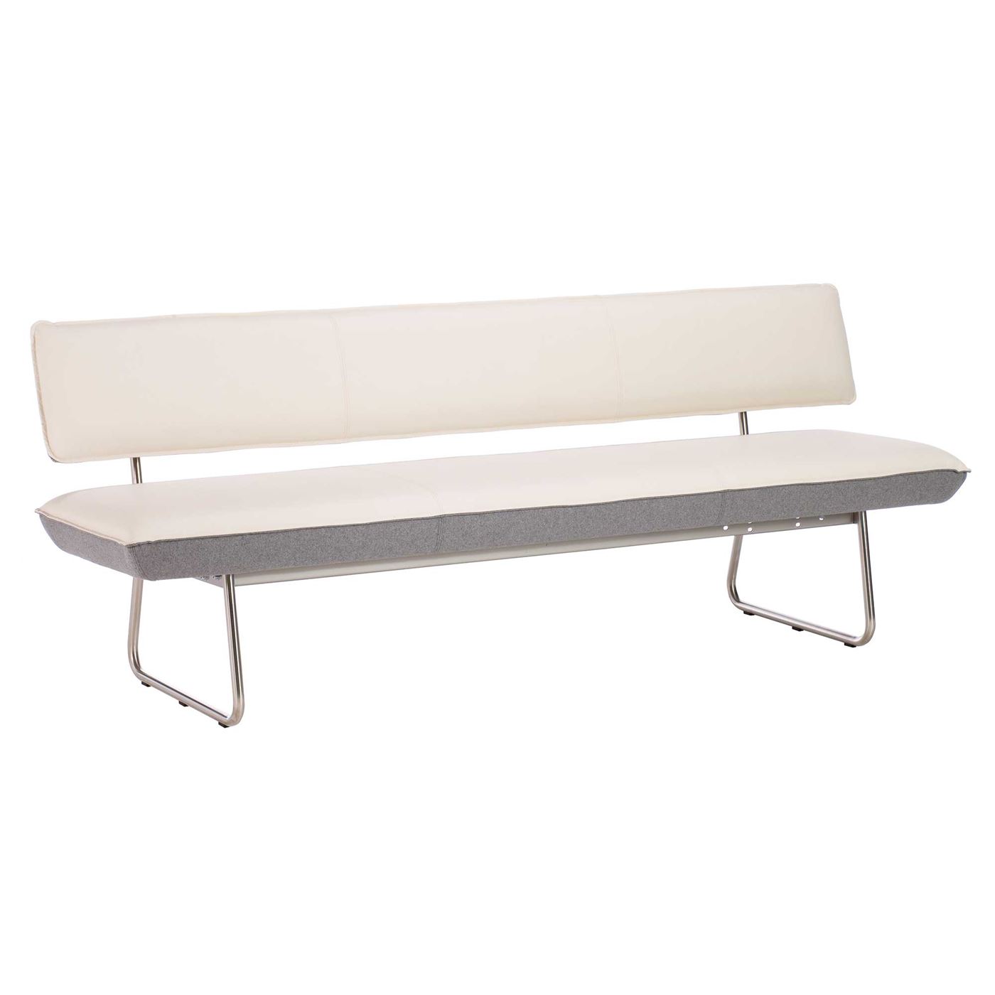 Felser 220cm Bench, Sand And Grey