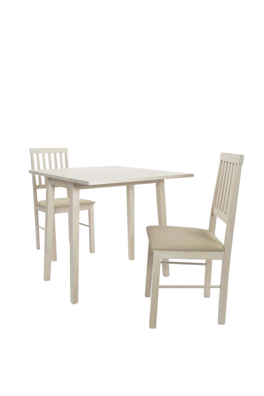 Argos Home Kendal Solid Wood Extending Table & 2 Oak Chairs
