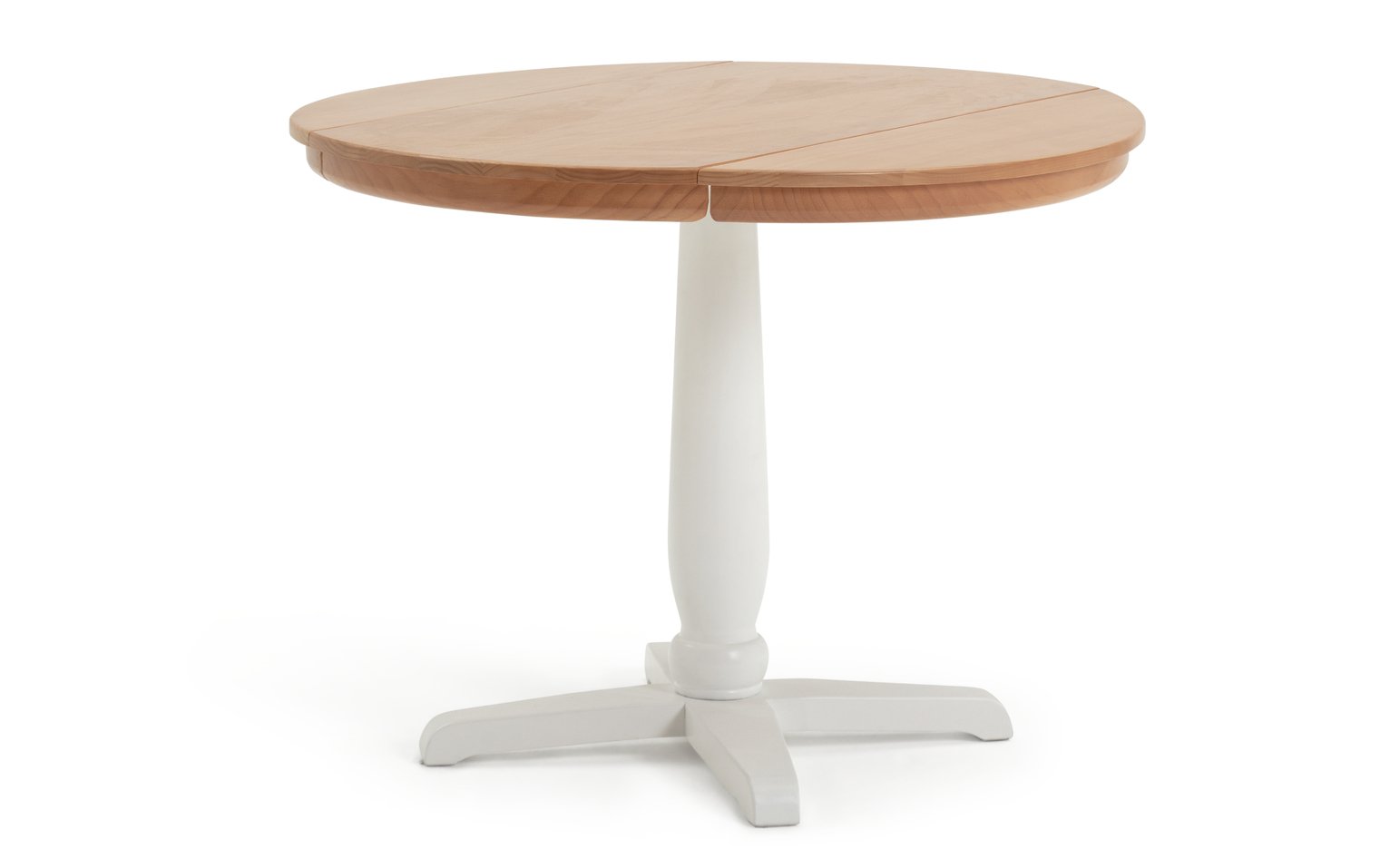 Habitat Otis Solid Wood 4 Seater Dining Table - White