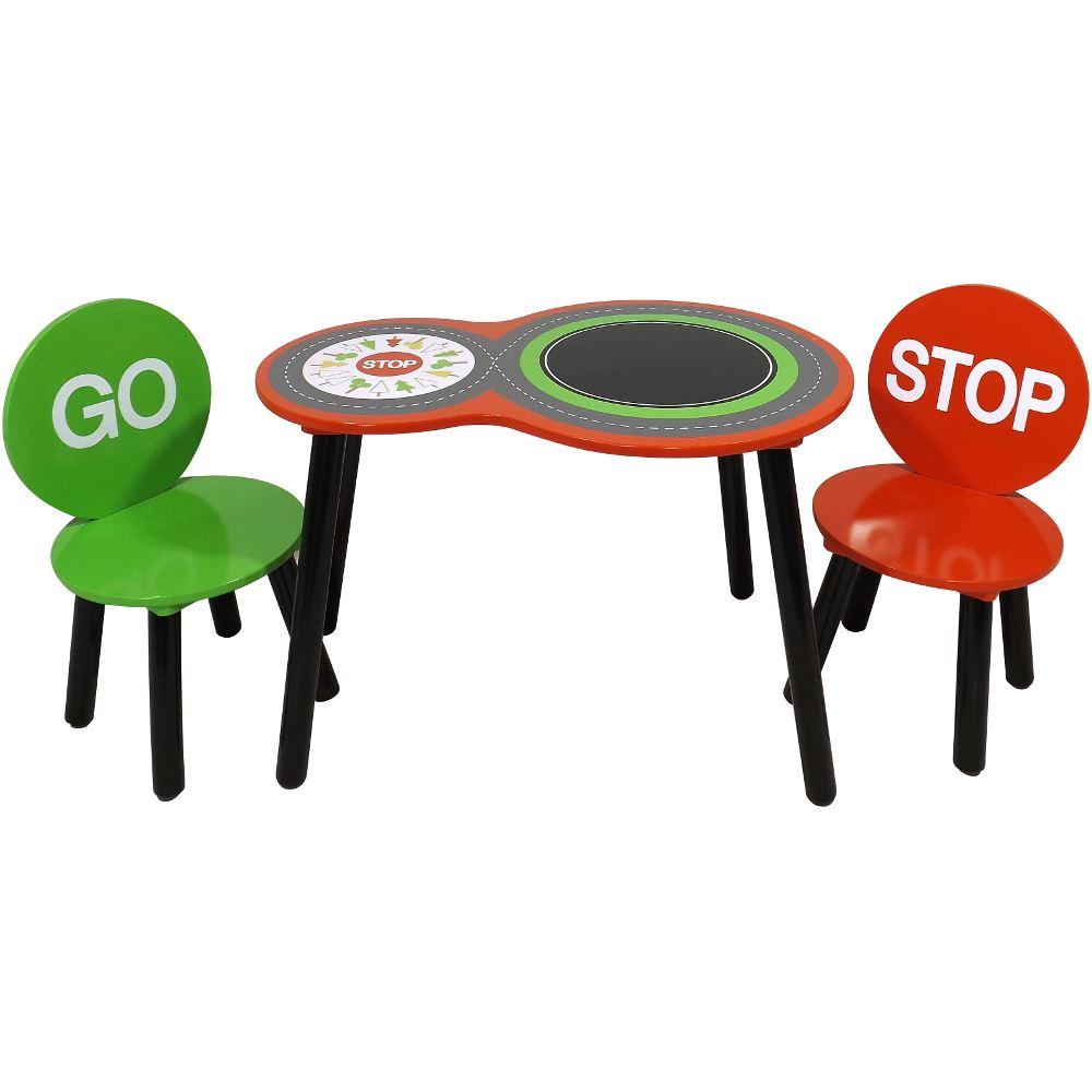 Red Racing Car Children's Table and 2 Chairs