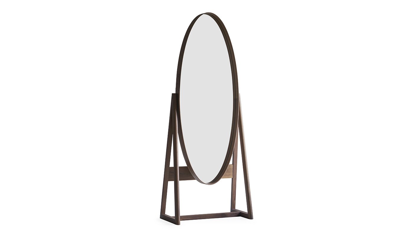Pinch Iona Tall Cheval Mirror Walnut