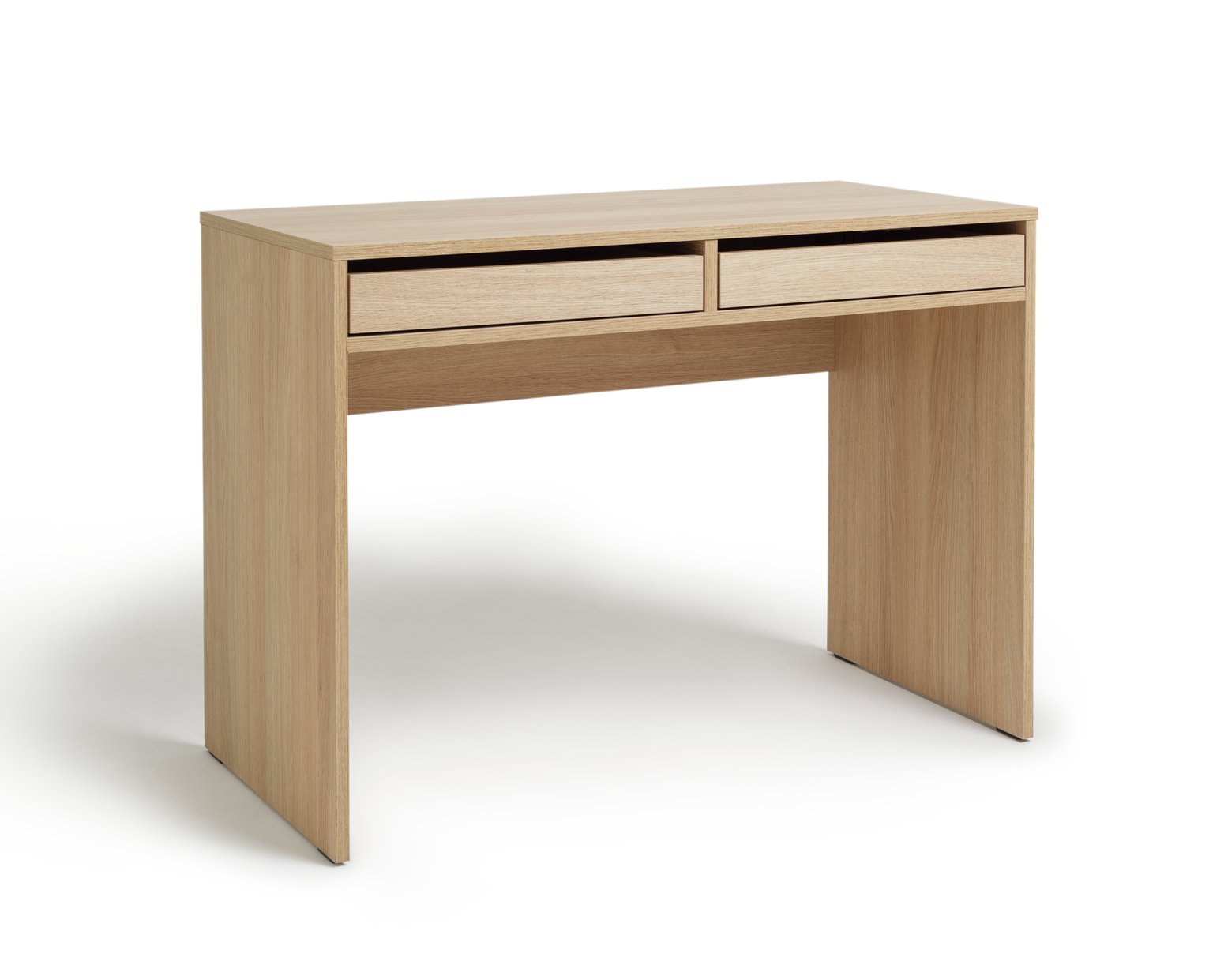 Habitat Pepper 2 Drawer Desk - Oak Effect