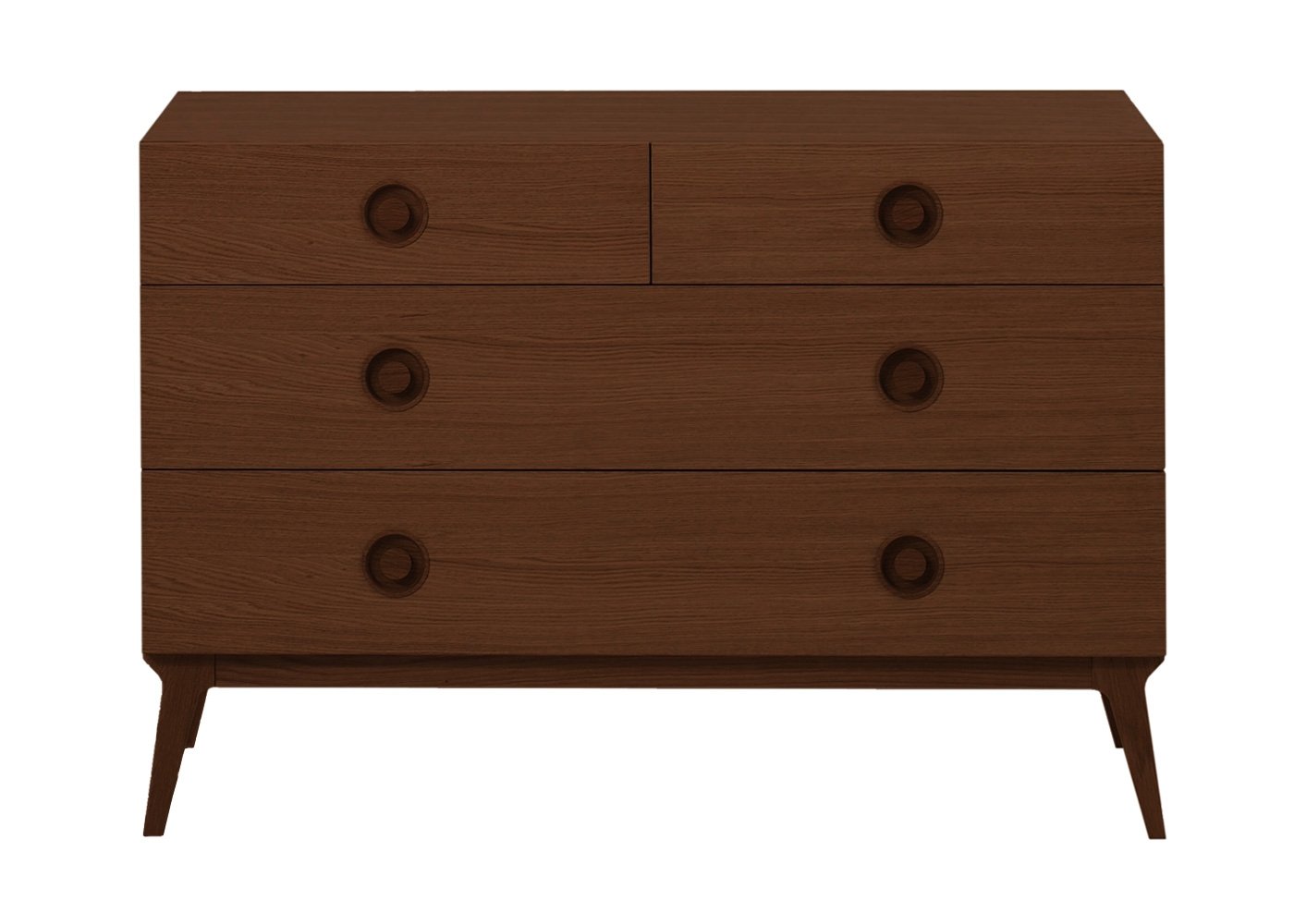 Case Valentine Chest of Drawers Stained Walnut