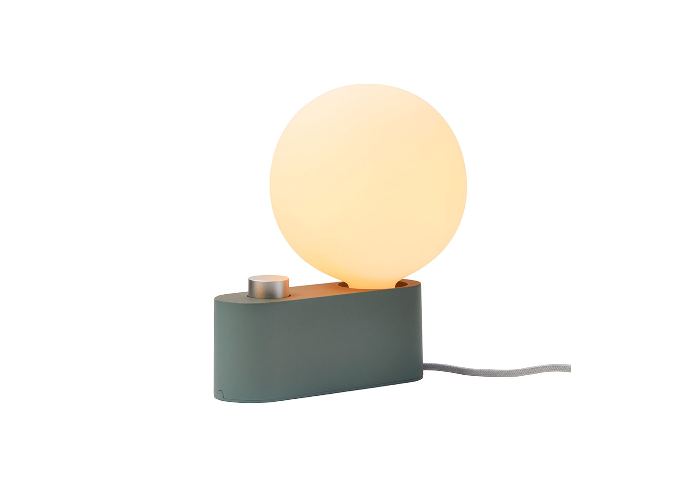 Tala Alumina Table and Wall Lamp Sage with Sphere IV Bulb