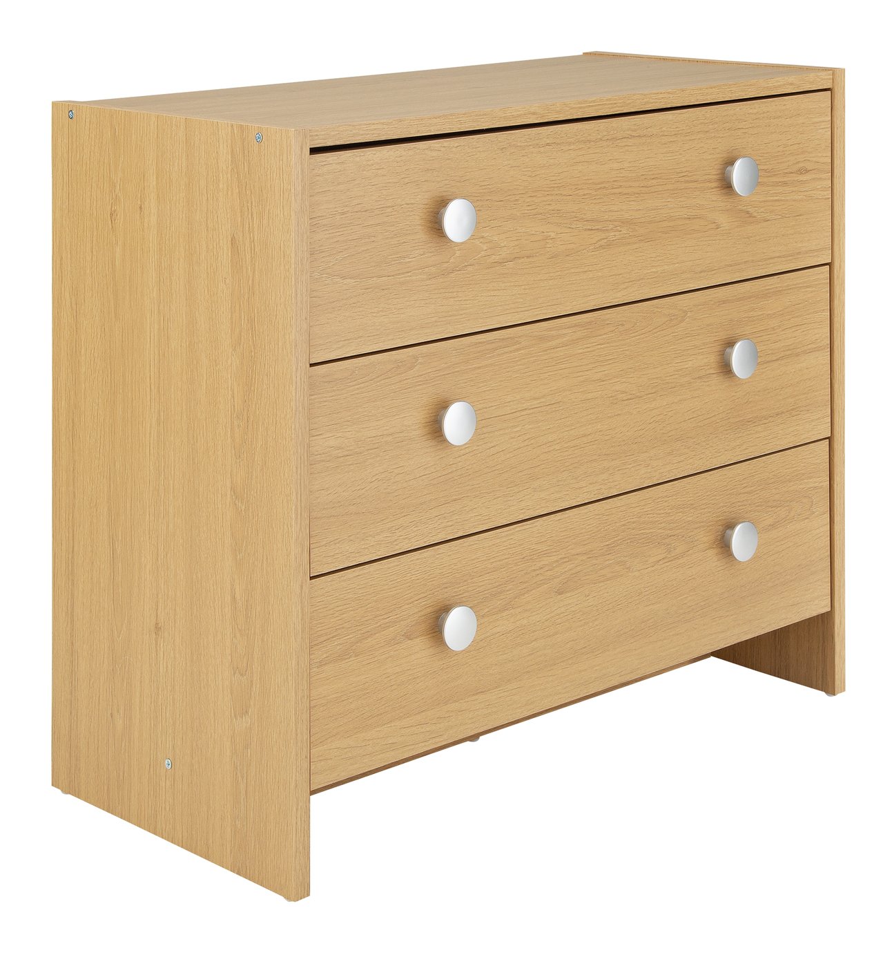 Argos Home Seville 3 Drawer Chest of Drawers - Oak Effect