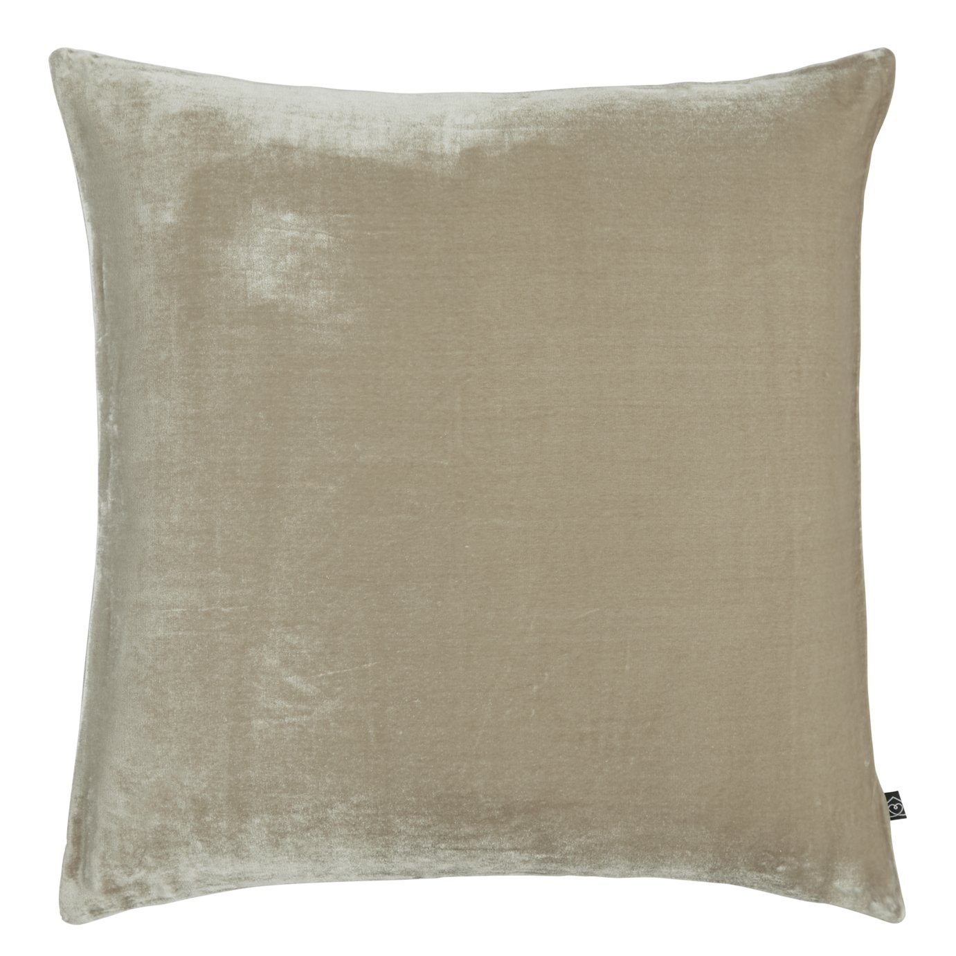 Habitat Regency Plain Velvet Cushion - Taupe -58x58cm