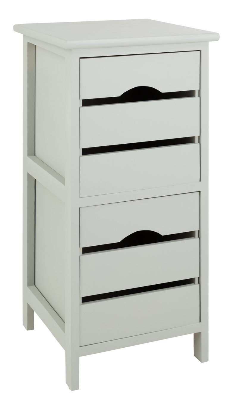 Argos Home 2 Drawer Wooden Storage Unit - Grey