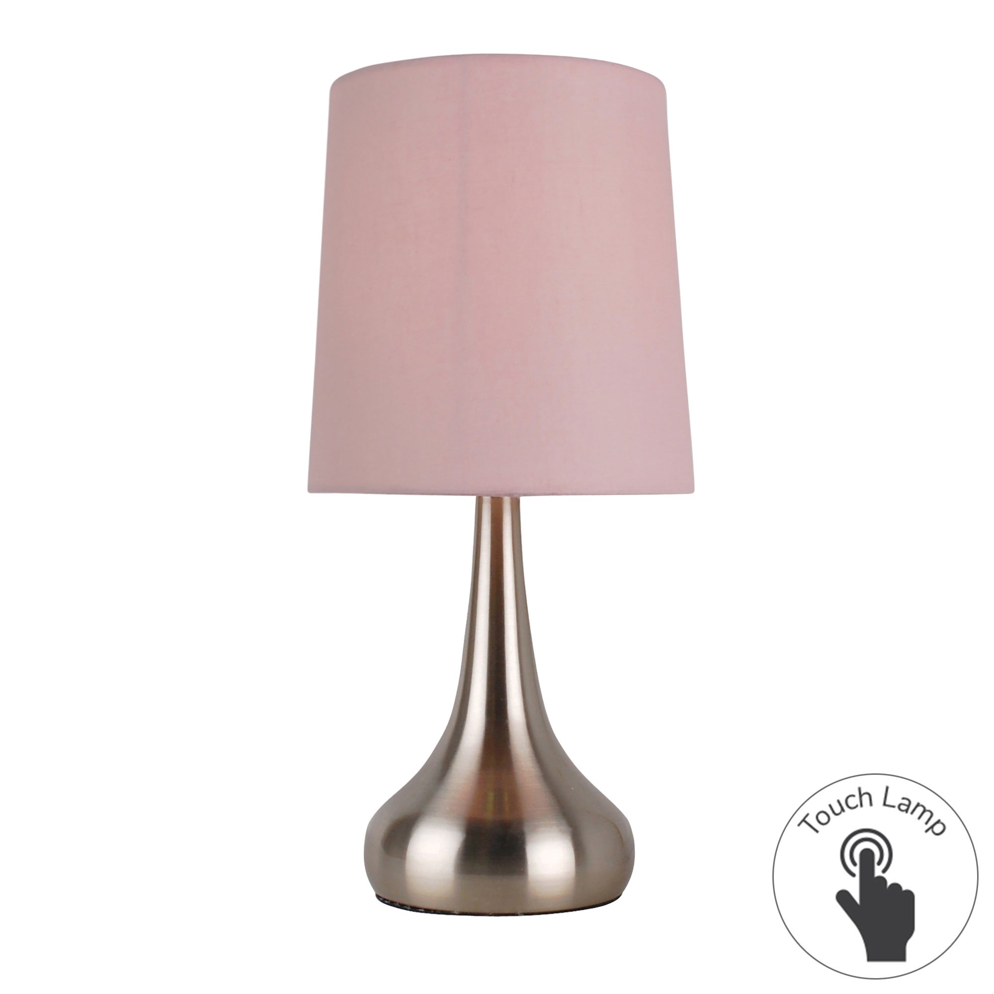 Rimini Pink Touch Dimmable Lamp Pink