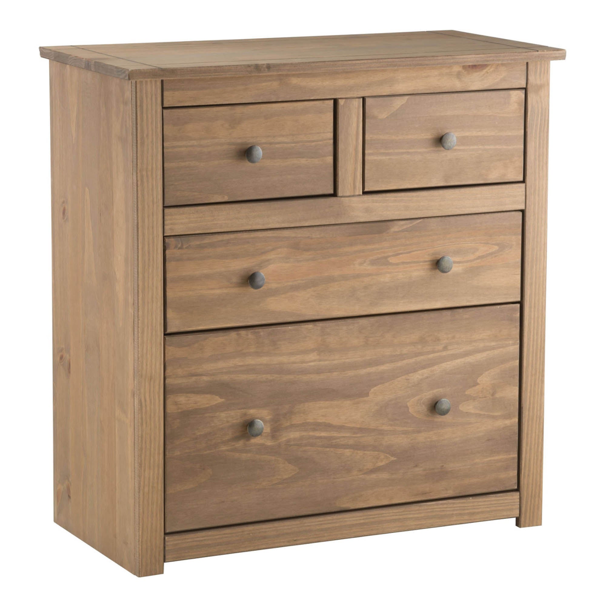 Santiago 4 Drawer Split Chest Natural