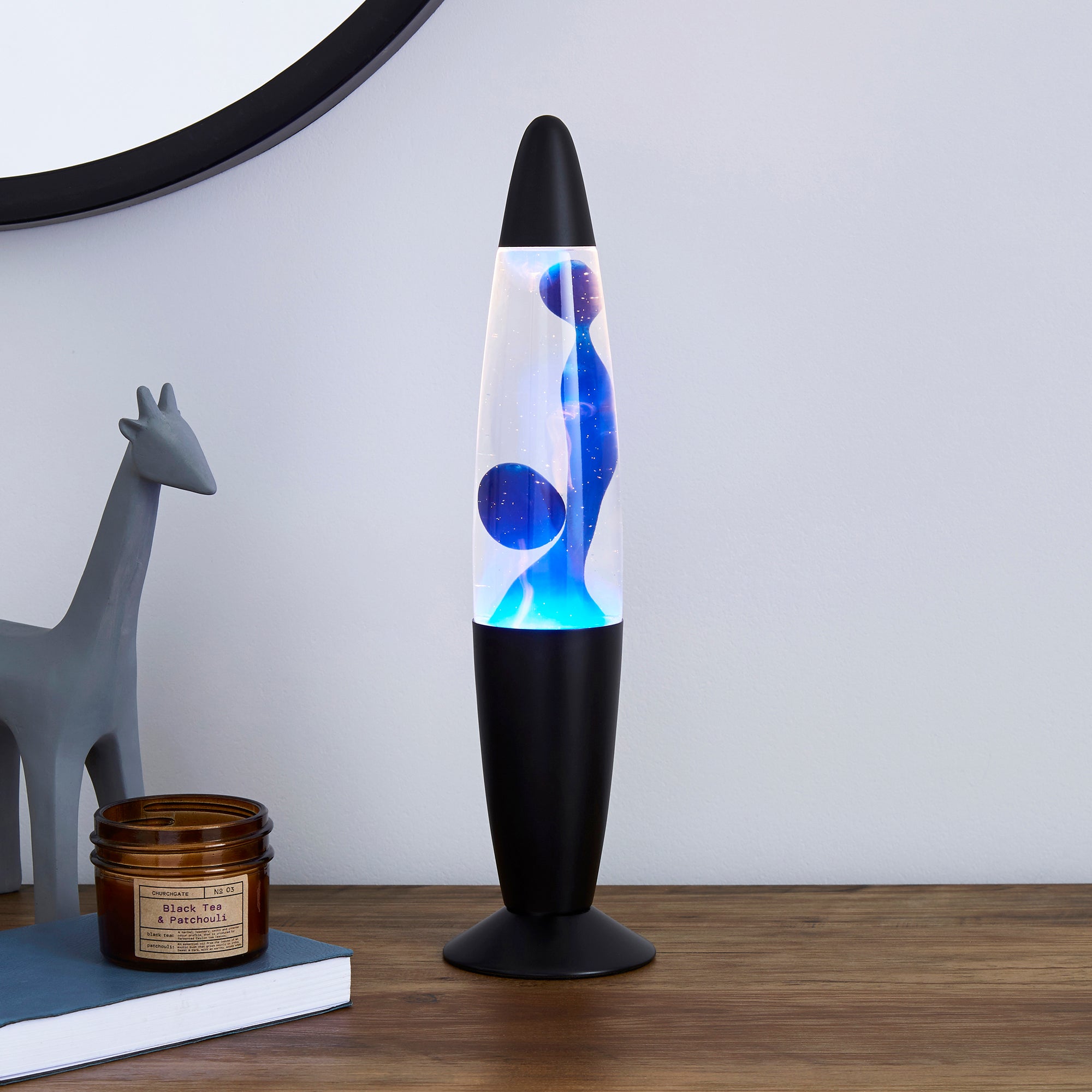 Blue Retro Lava Lamp Blue