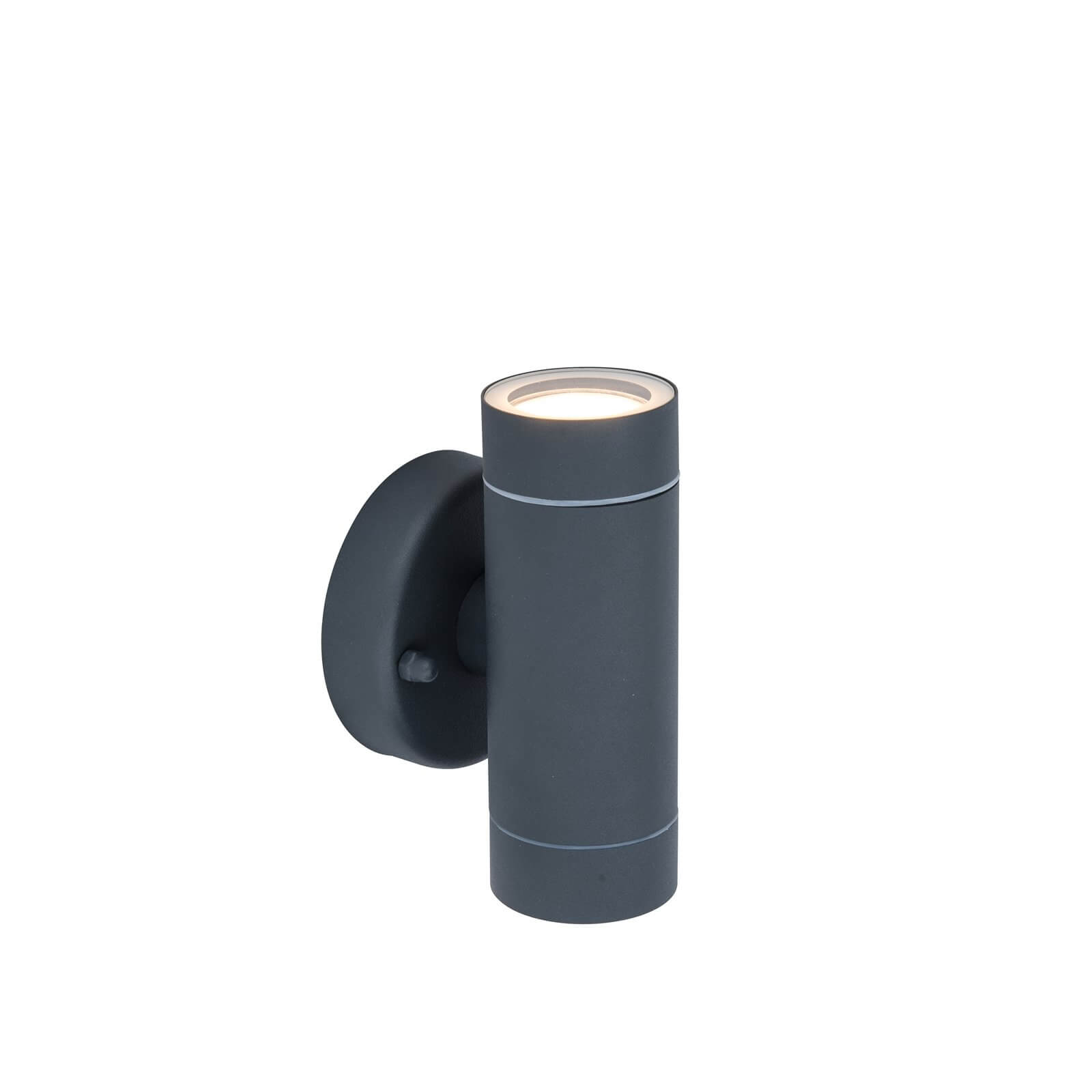 Lutec Rado Up And Down Outdoor Wall Light In Dark Graphite