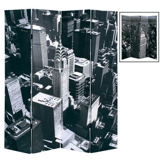 New York Skyline Room Divider