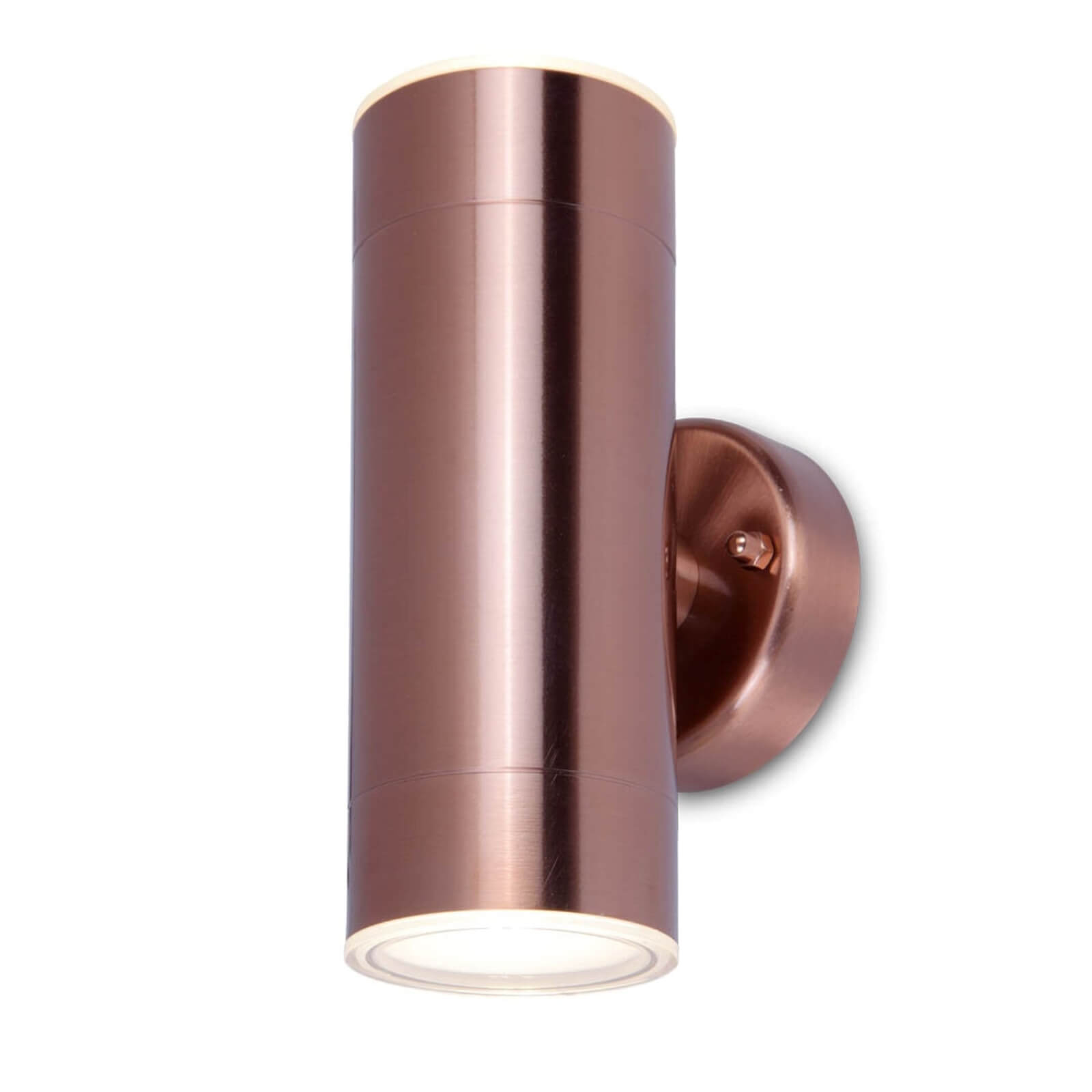 Lutec Rado Up And Down Outdoor Wall Light In Copper