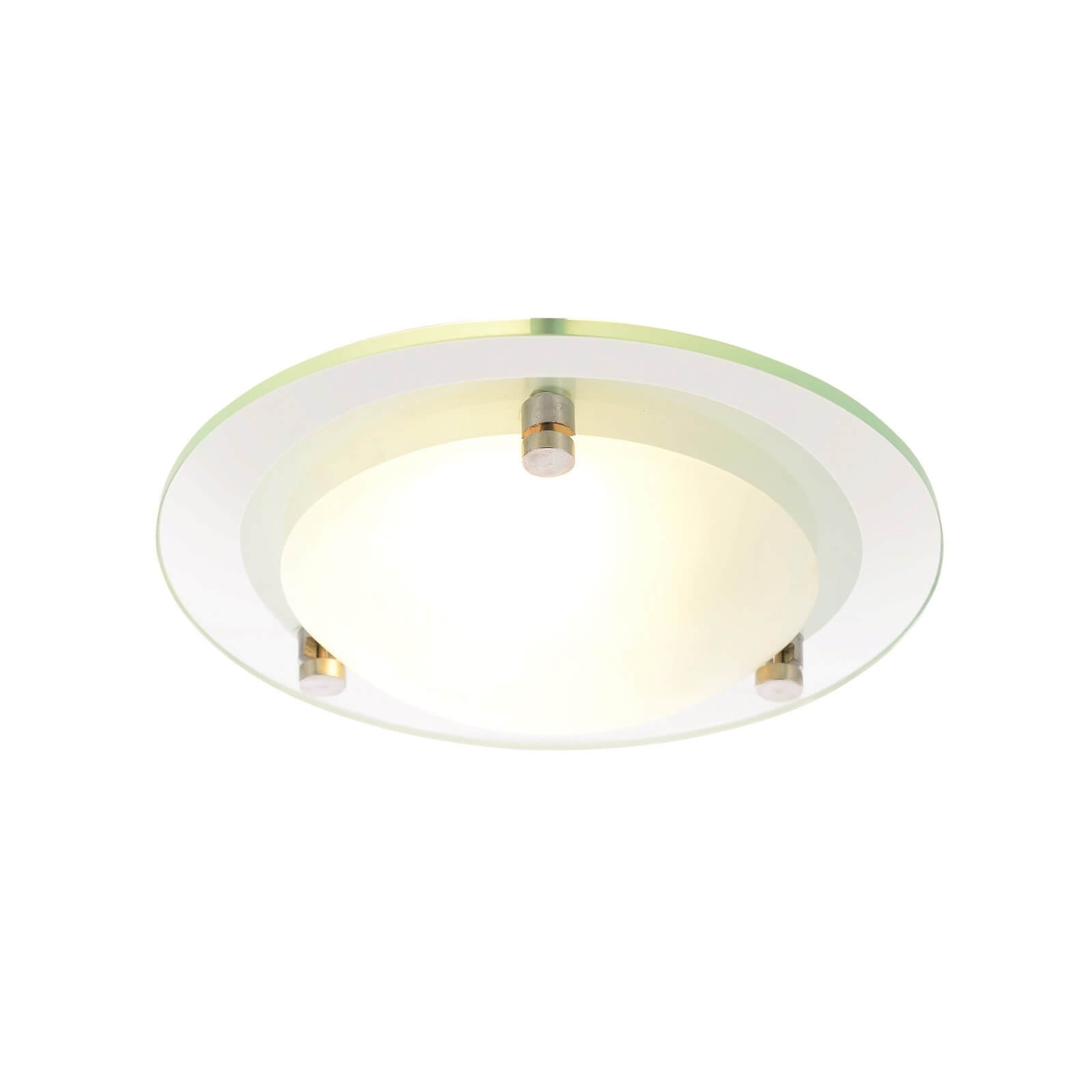 Draco Round Flush Small Bathroom Light