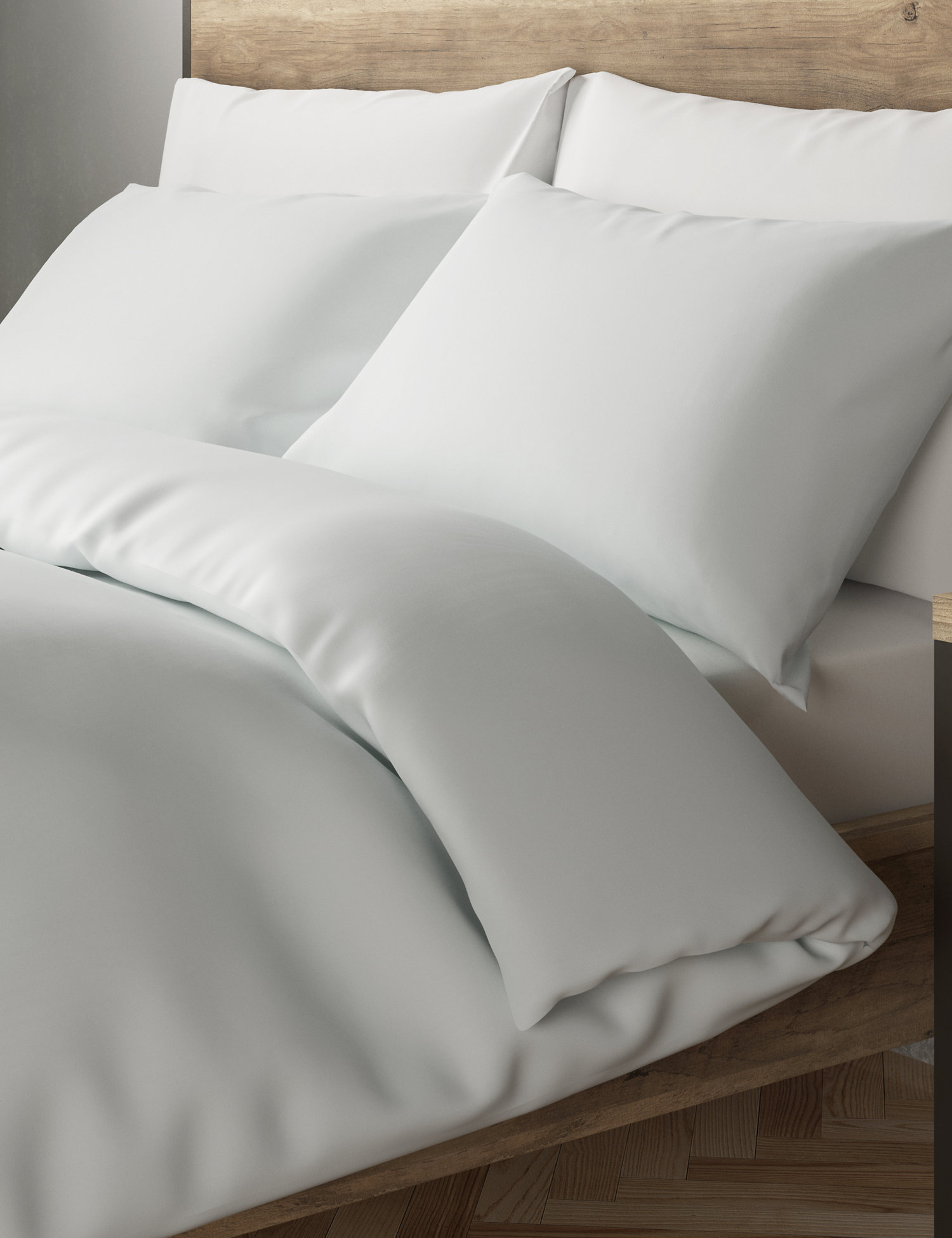 M&S Cotton Blend Non-Iron Duvet Cover