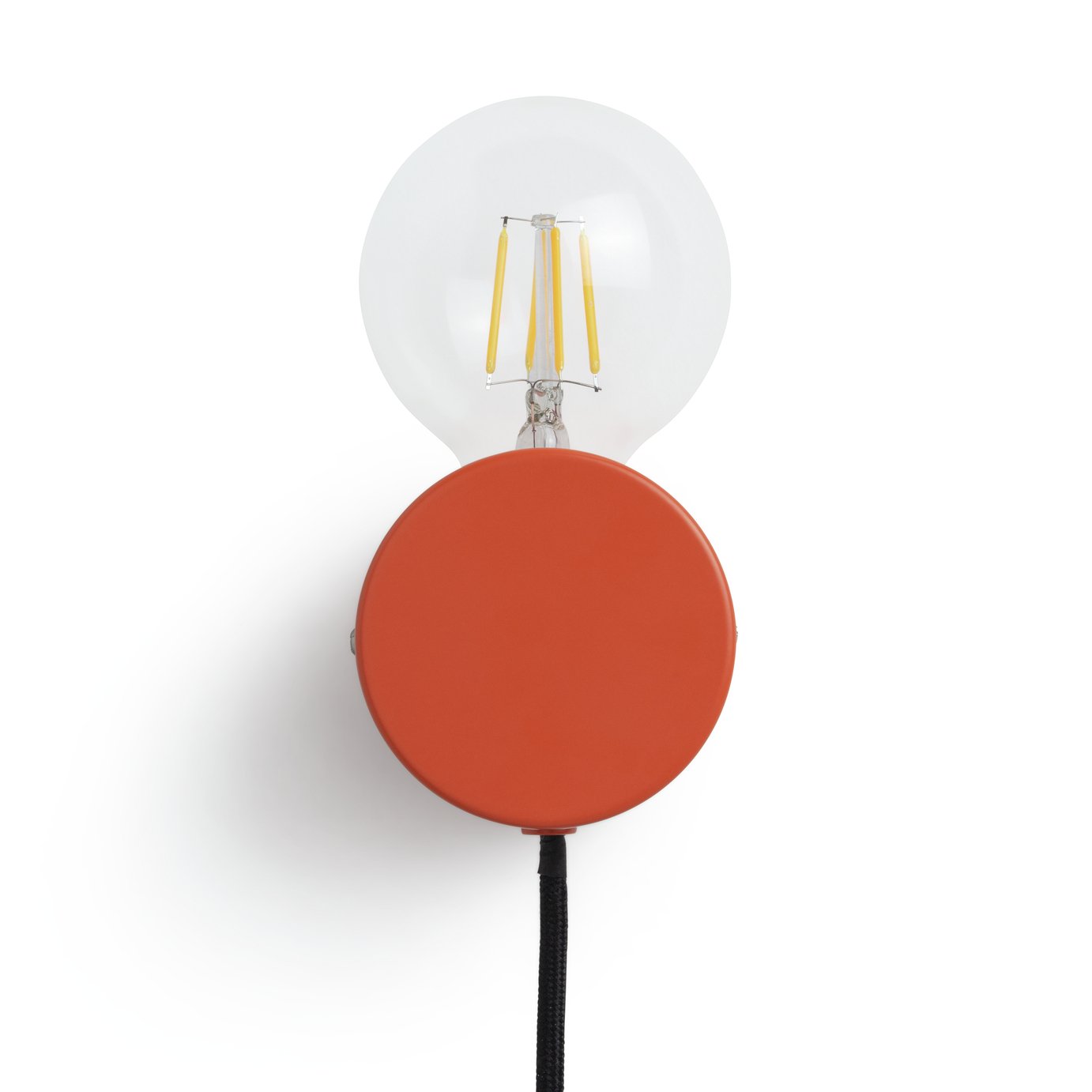 Habitat Banquo Plug In Wall Light - Orange