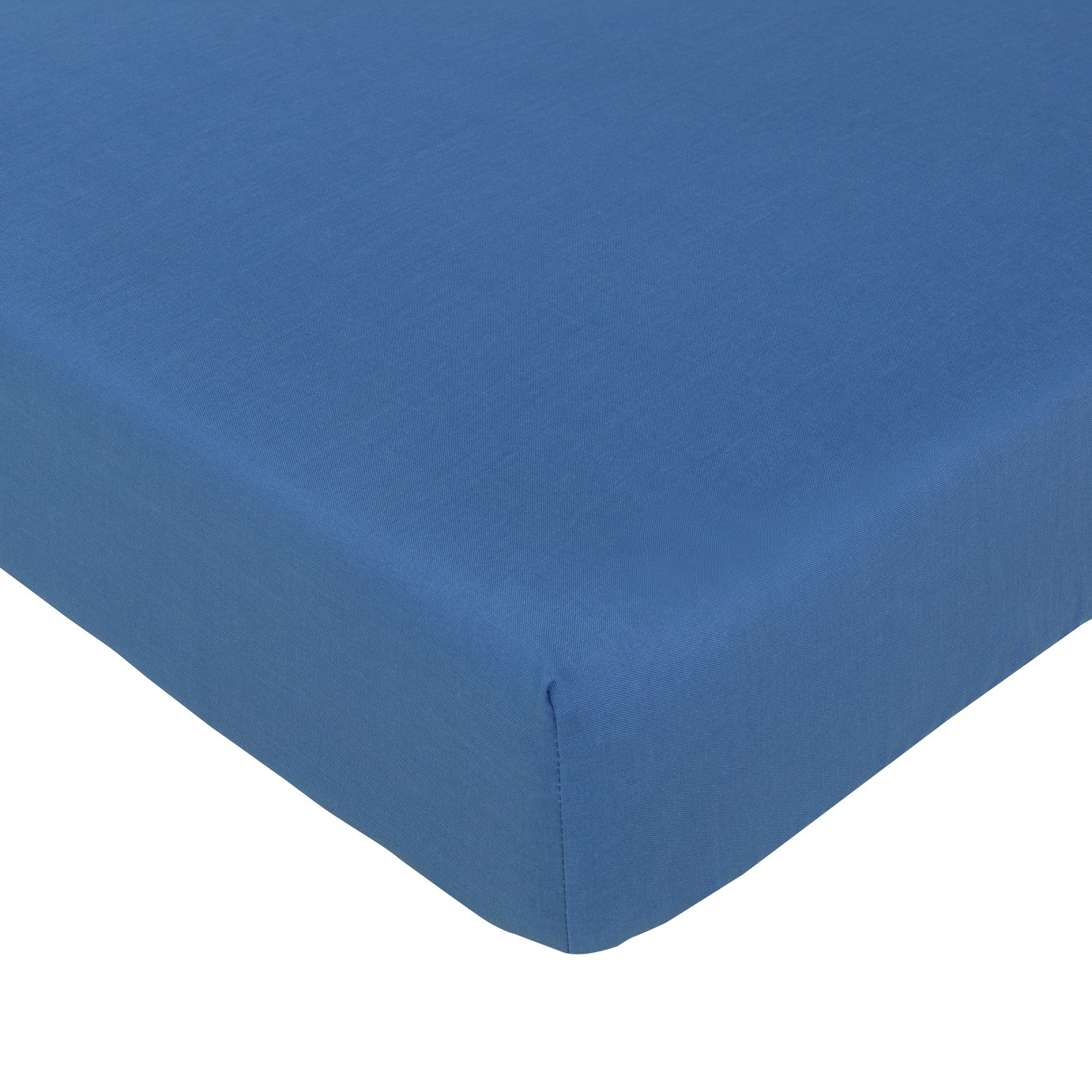 Habitat Easycare Polycotton 28cm Fitted Sheet - Toddler