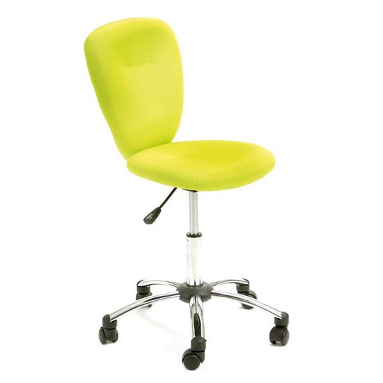 Mali Fabric Height Adjustable Office Chair In Green