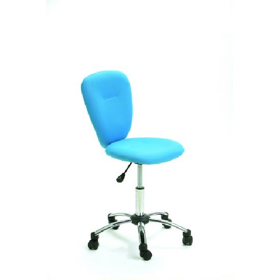 Pezzi Office Children's Swivel Chair in Blue