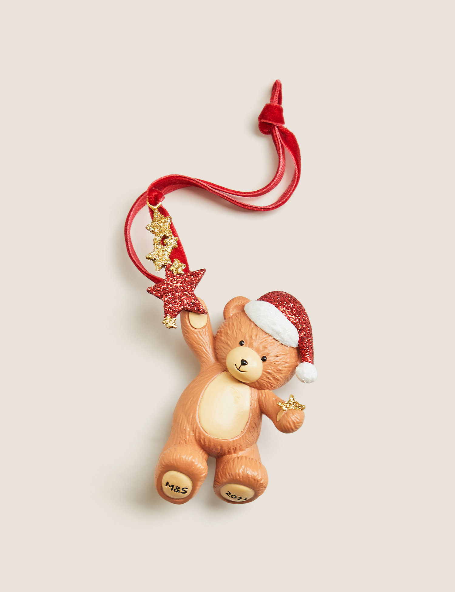 M&S Hanging Teddy Bear Decoration
