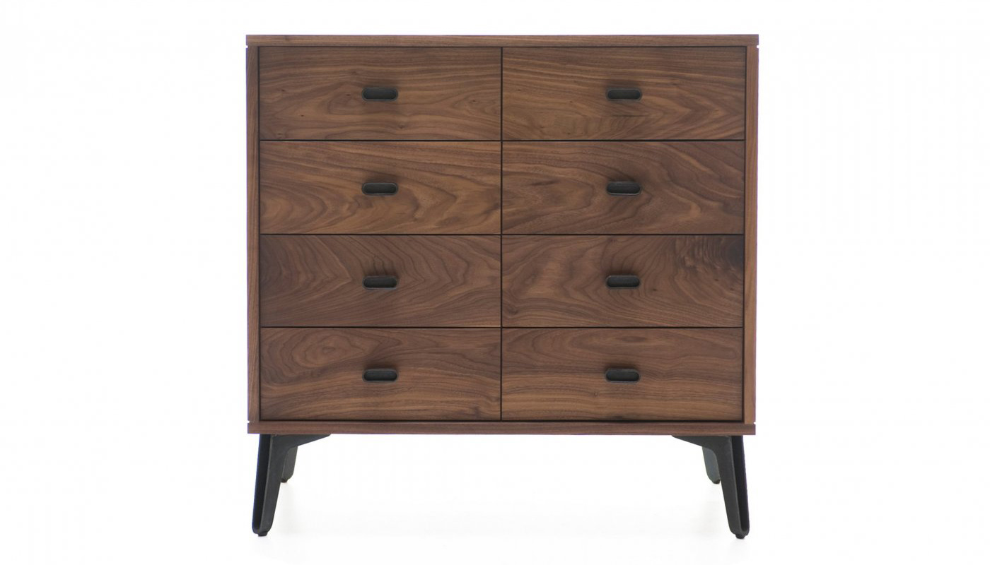De La Espada McQueen 8 Drawer Chest Walnut