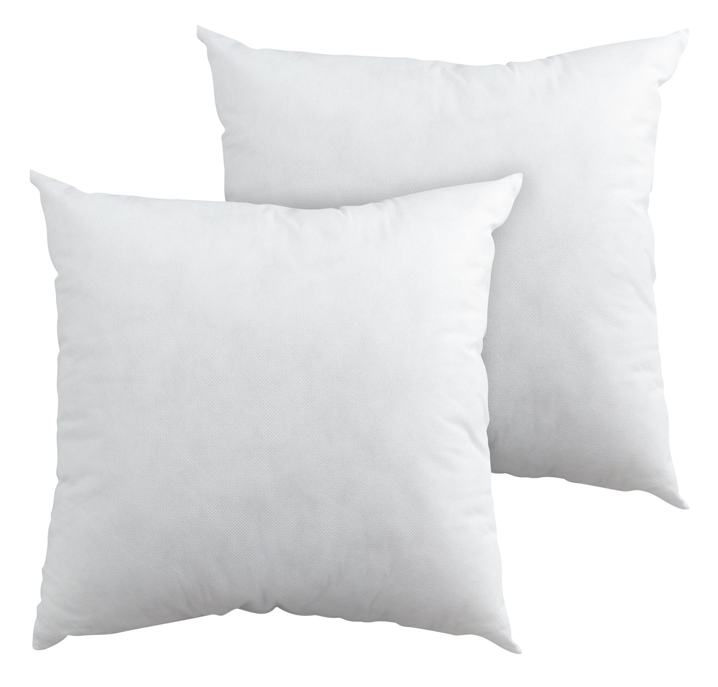 Argos Home Plain Cushion Pads - 2 Pack - White - 43x43cm