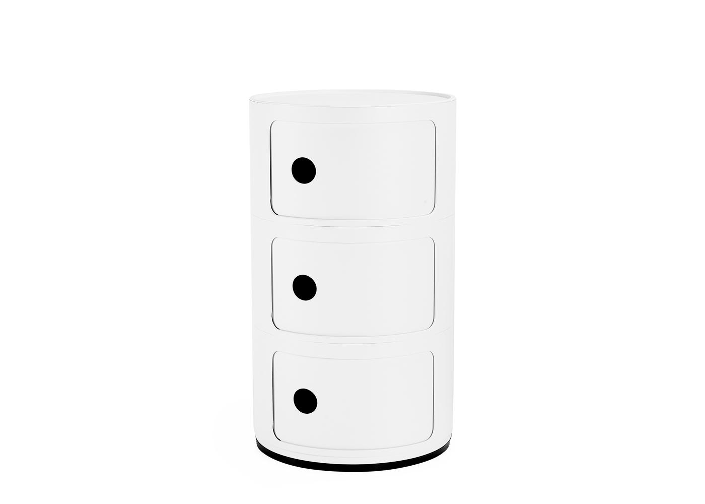 Kartell Componibili Cabinet 3 Elements Matt White