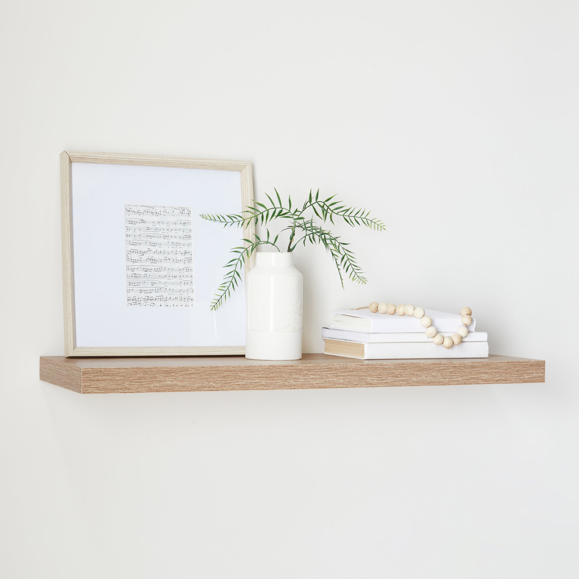 Oak Floating Shelf Brown