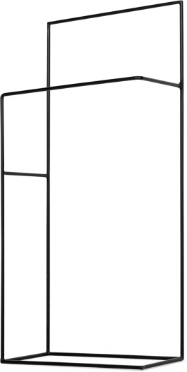 Bran Free Standing Towel Rack, Black