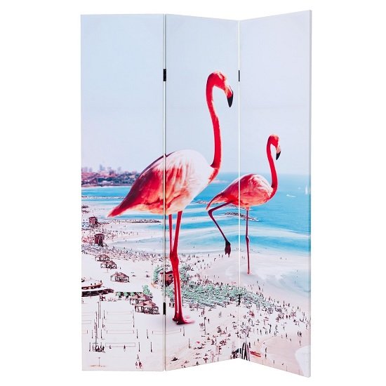 Elvis Giant Flamingos Double Sided Room Divider