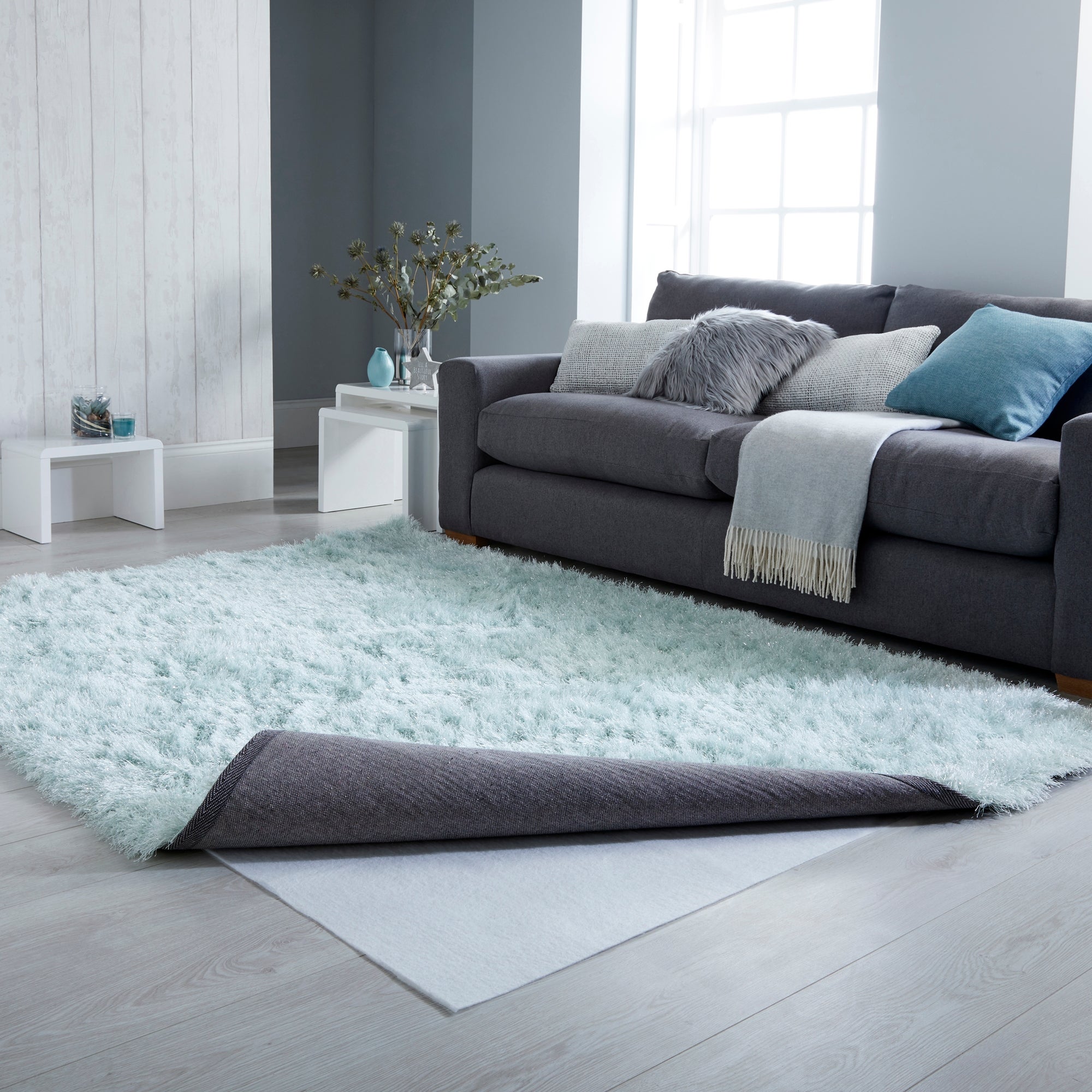 Rug Anti-Slip Mat White