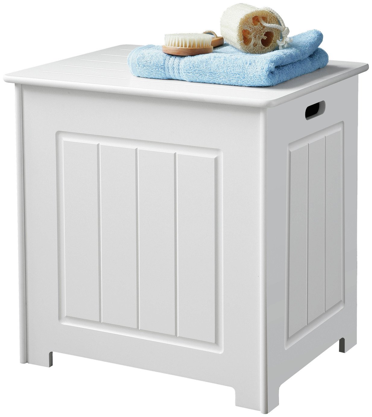 Premier Housewares Portland Wooden Storage Chest - White.