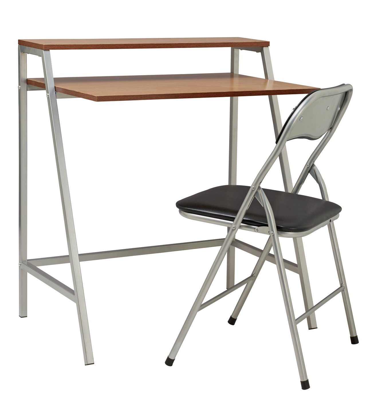 Argos Home Office Desk and Chair Set - Black