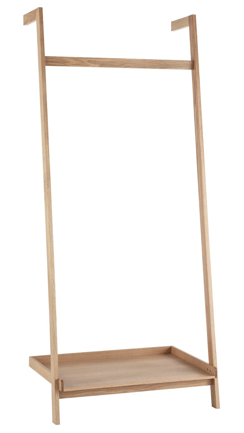Habitat Jessie Freestanding Oak Wardrobe Rail