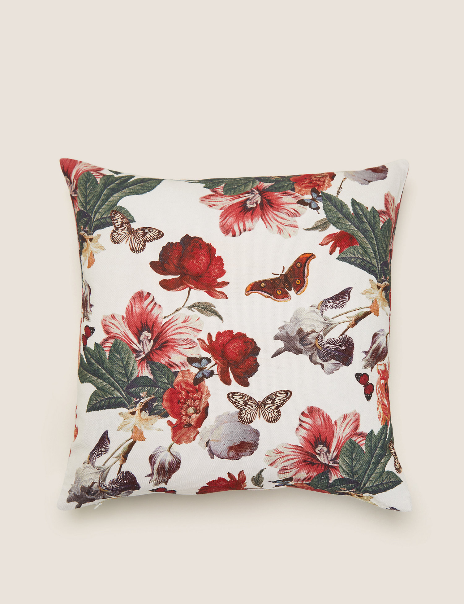 M&S Pure Cotton Butterfly Cushion Cover