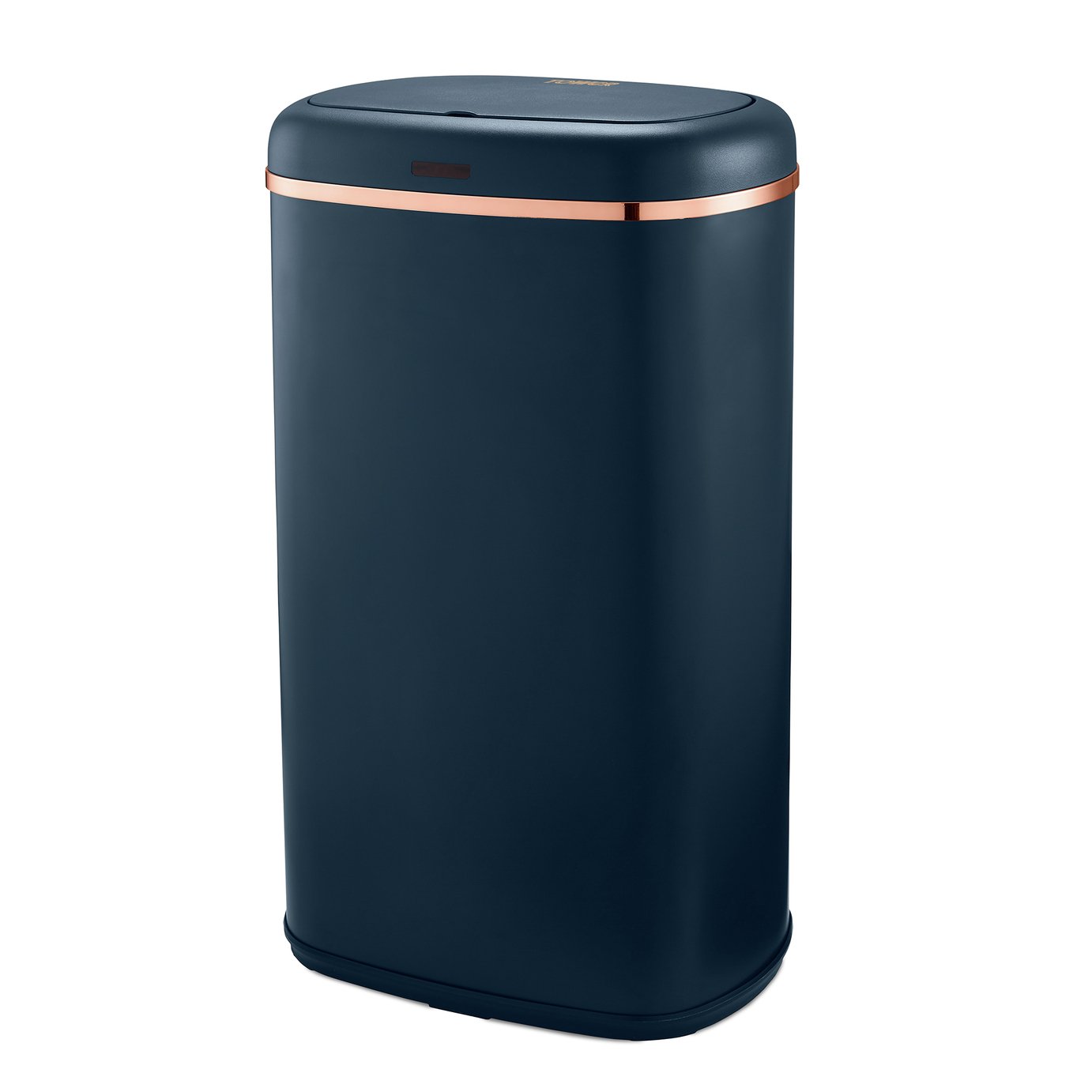 Tower 58 Liter Carbon Steel Cavaletto Sensor Bin - Blue