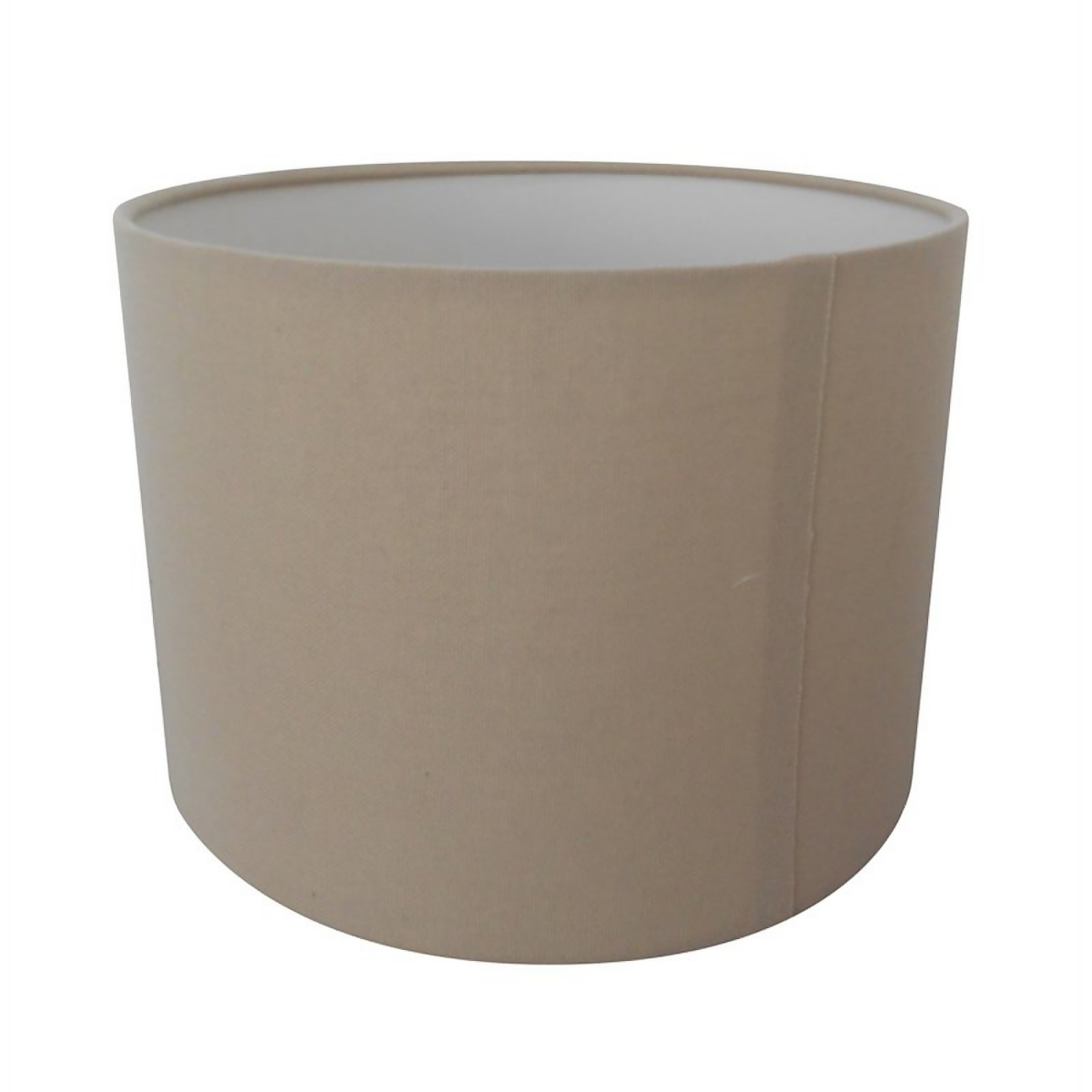 Ada Drum Lamp Shade, 25cm, Taupe