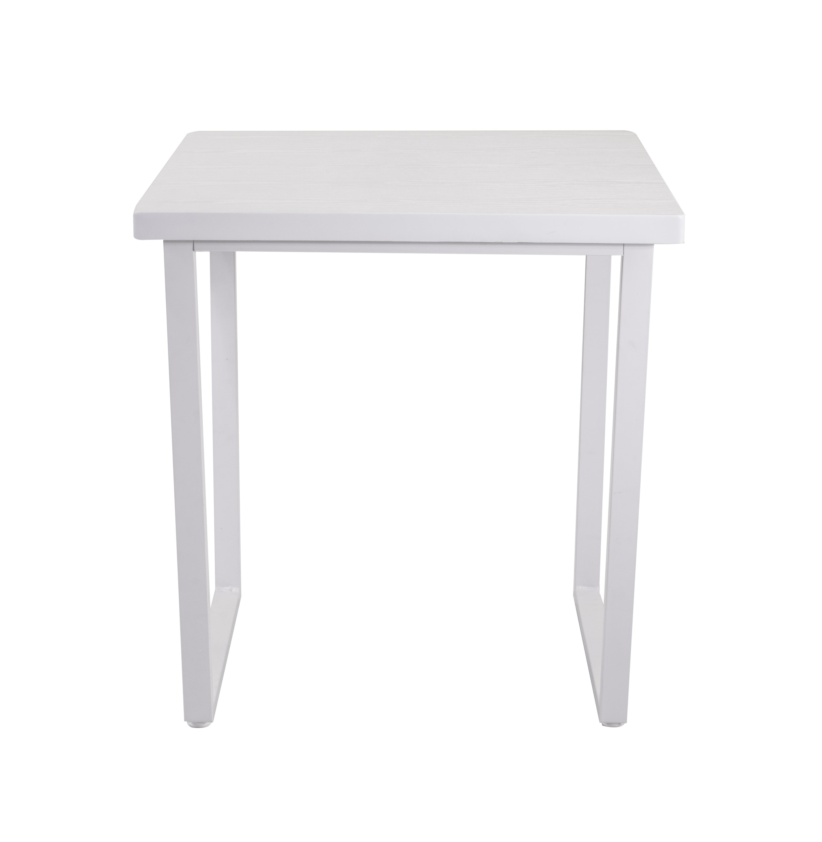 Vixen Compact Square Dining Table White