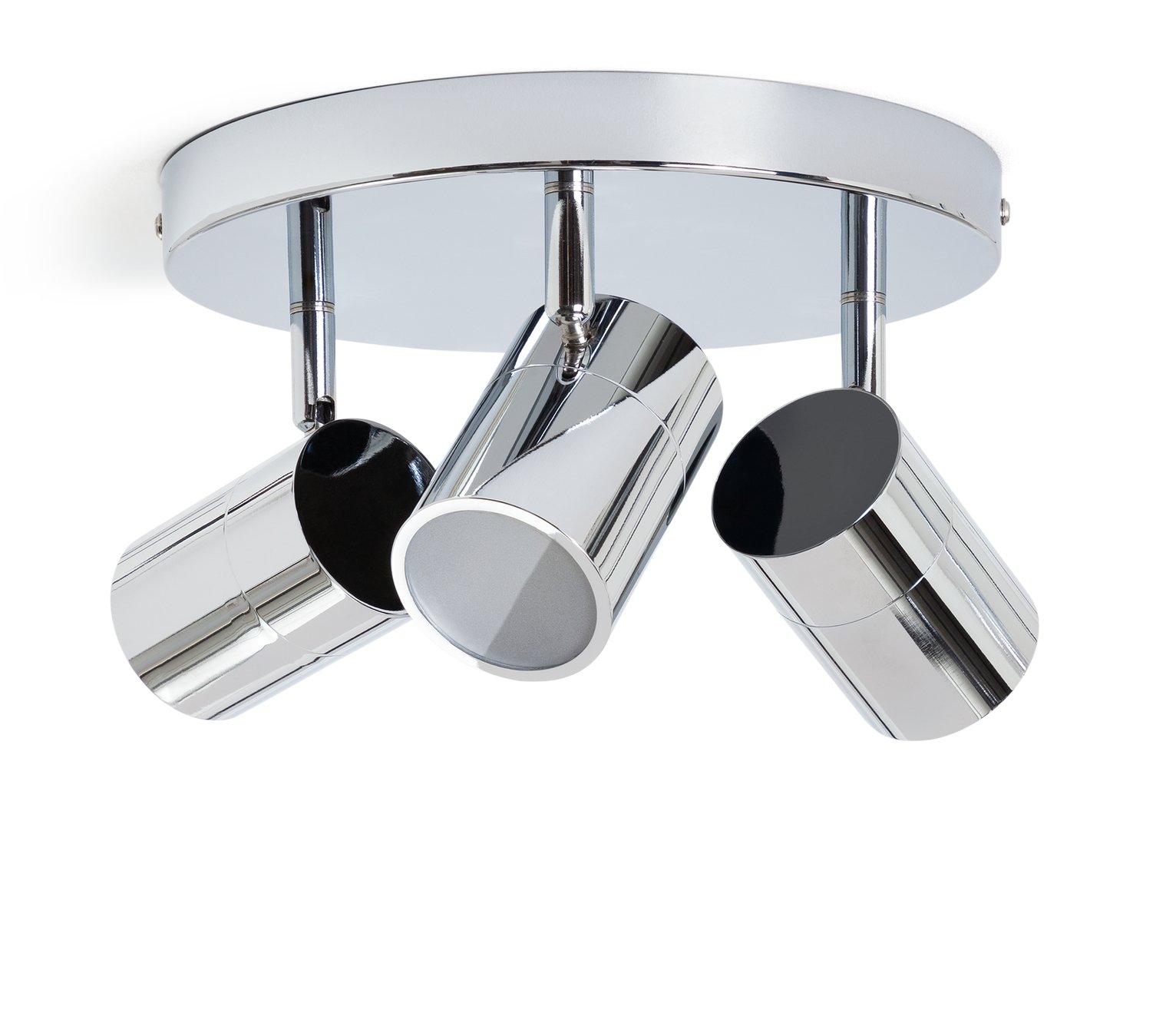 Argos Home Nancy 3 Light Bathroom Spotlight - Chrome